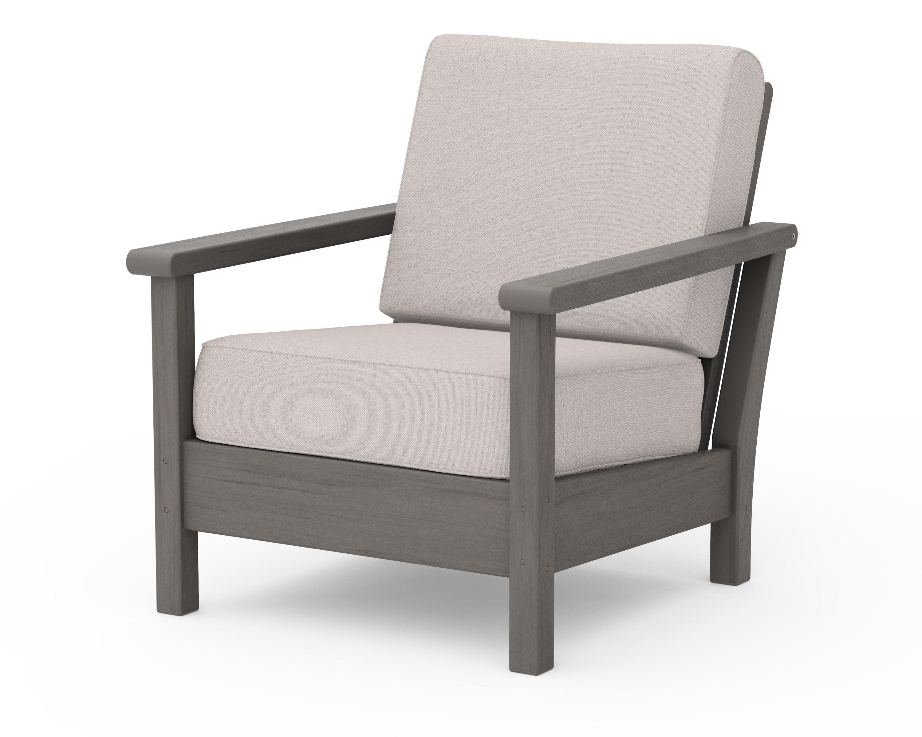 Harbour Deep Seating Chair in Driftwood / Dune Burlap