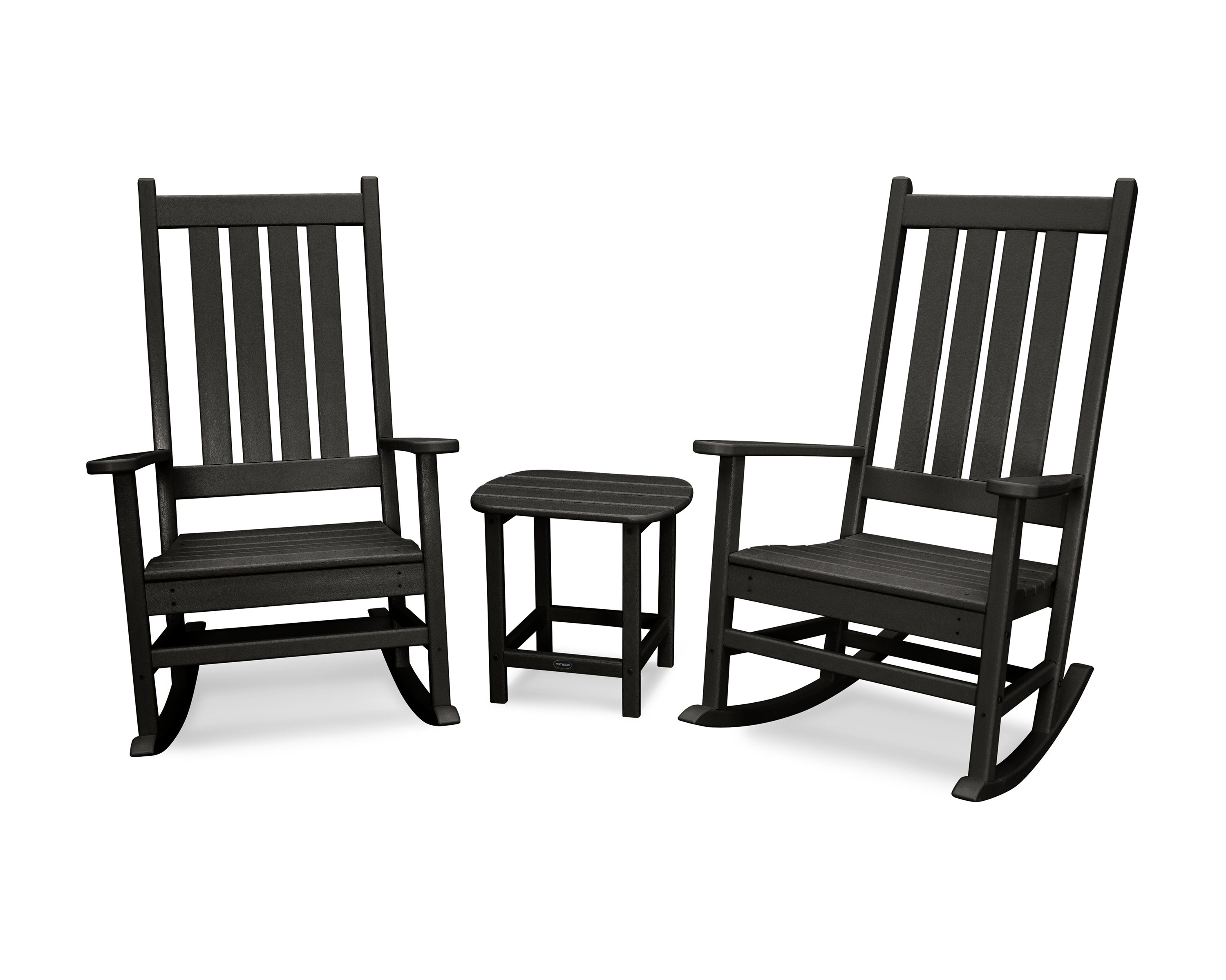 Vineyard 3-Piece Rocking Set in Black