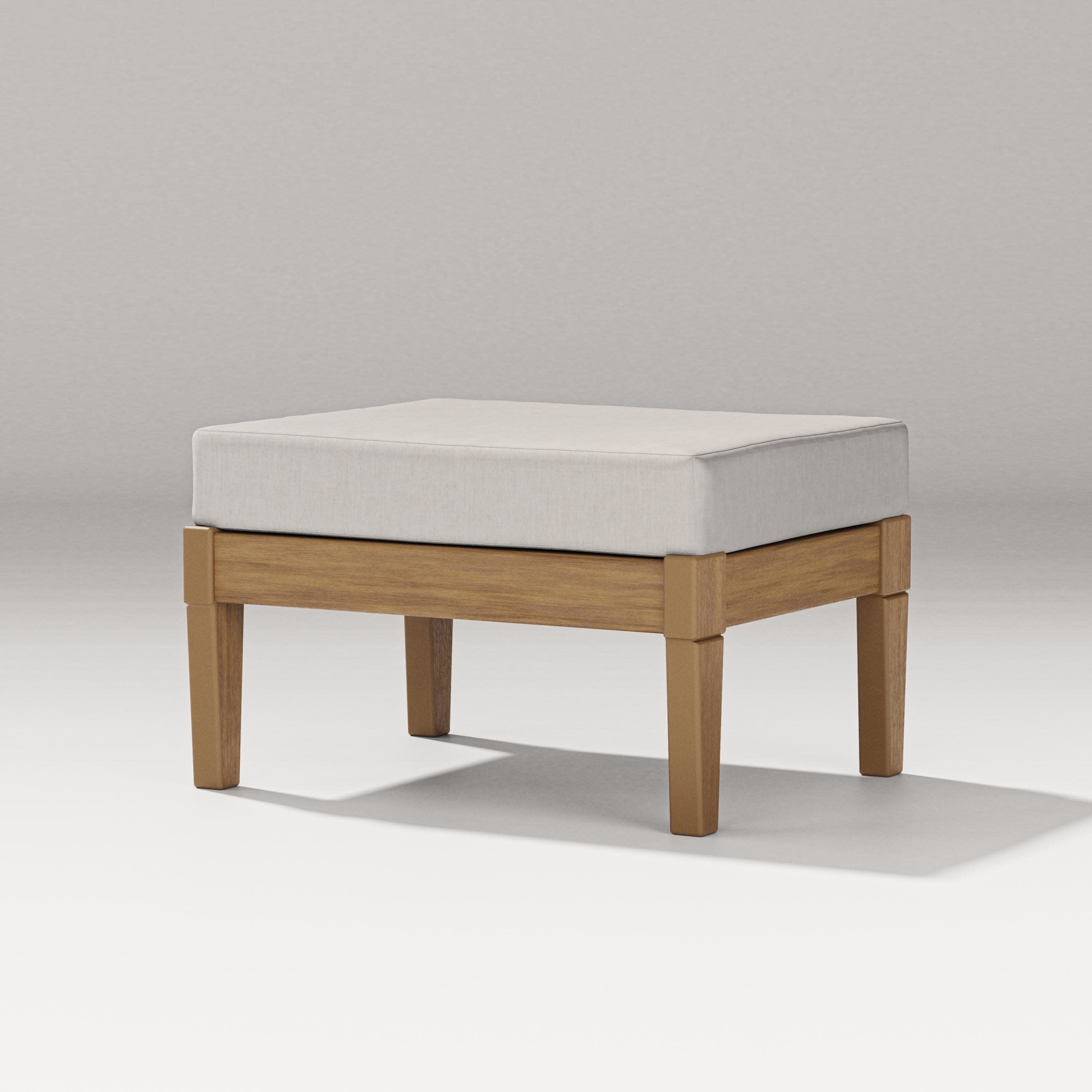 Estate Lounge Ottoman in Natural / Cast Ash