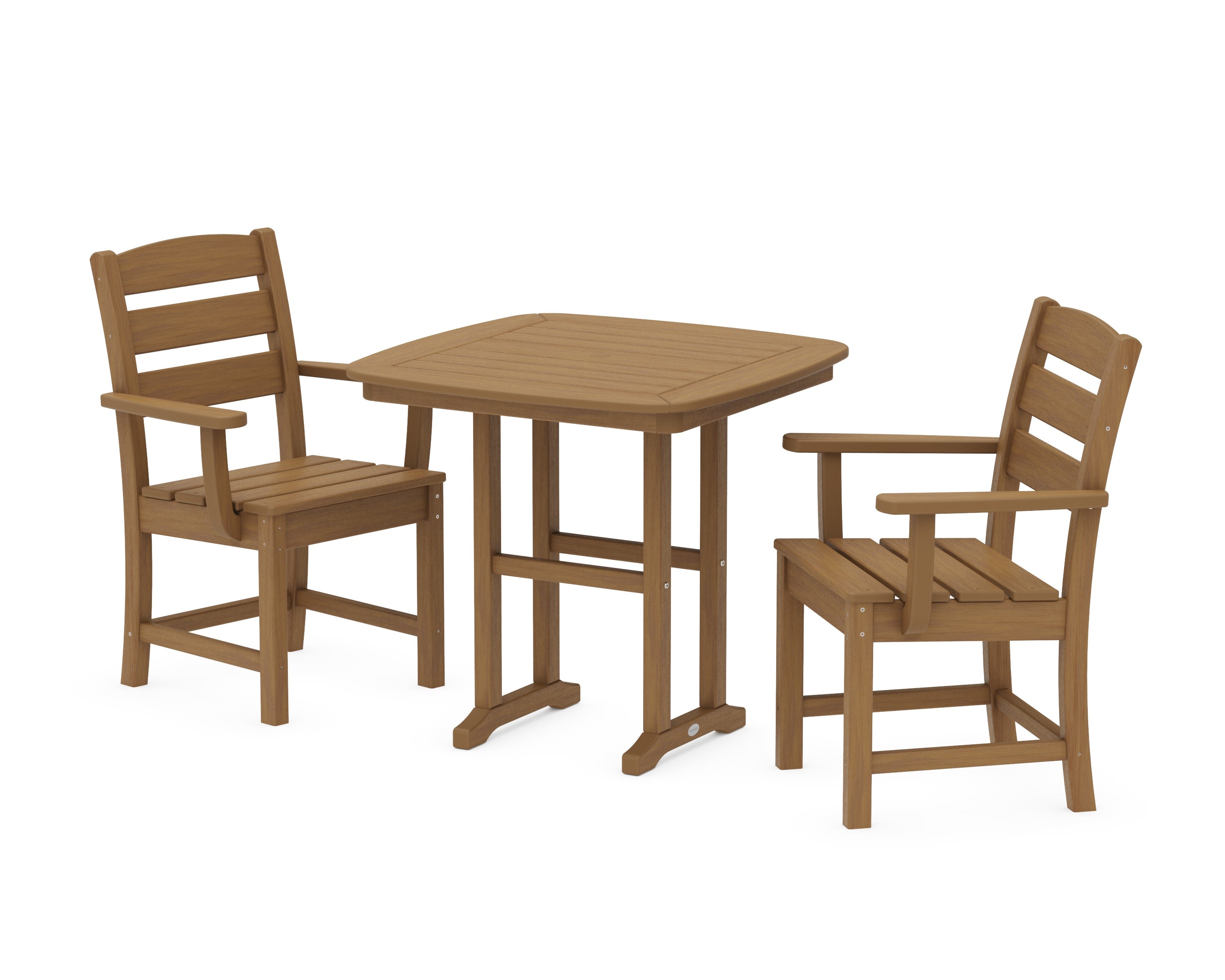 Lakeside 3-Piece Dining Set in Natural