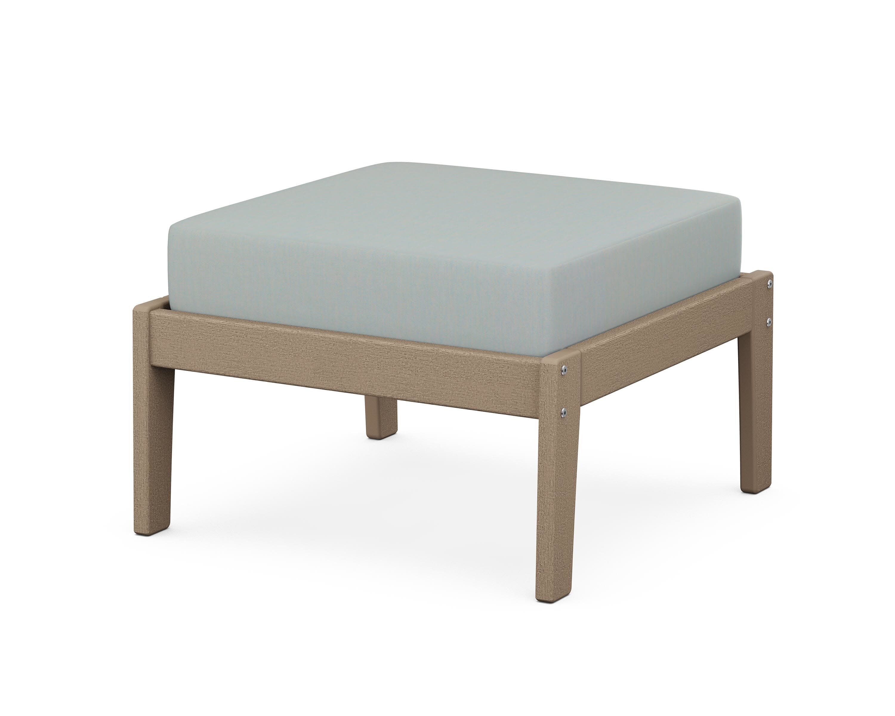 Deep Seating Ottoman in Vintage Sahara / Spa