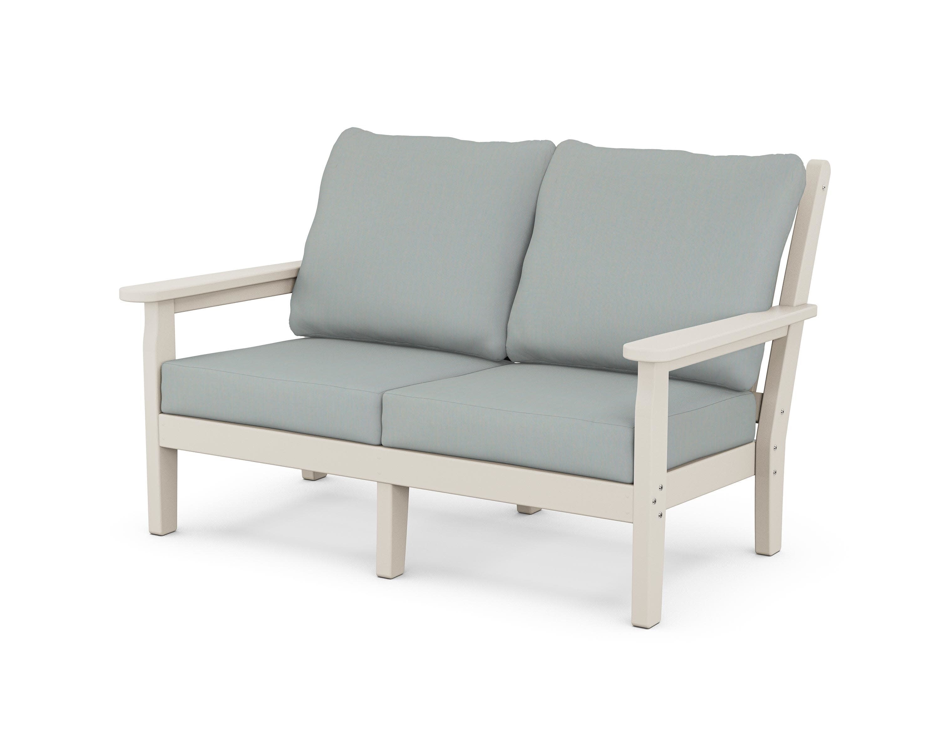 Chippendale Deep Seating Loveseat in Sand / Spa