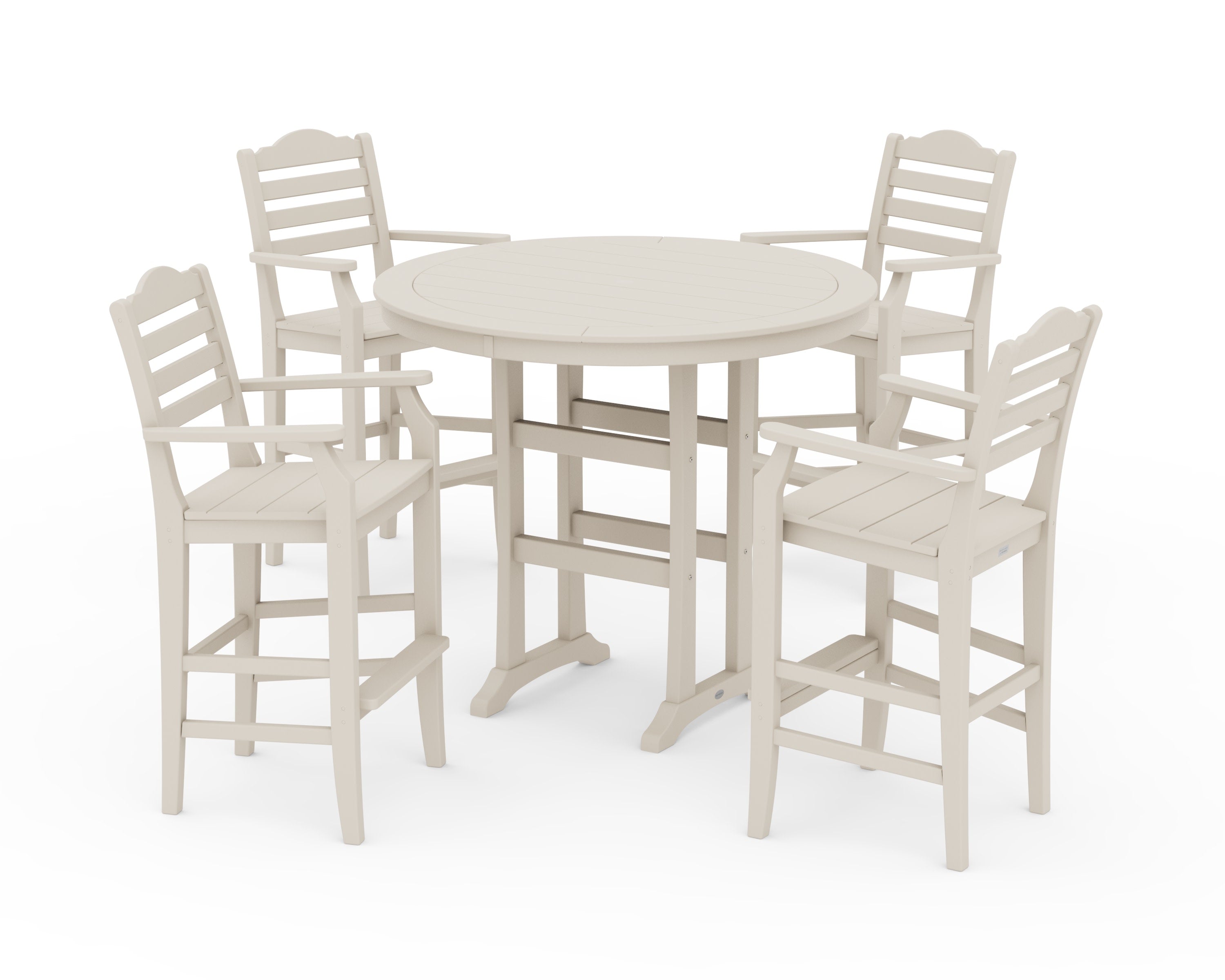 Savannah 5-Piece Round Bar Set in Sand