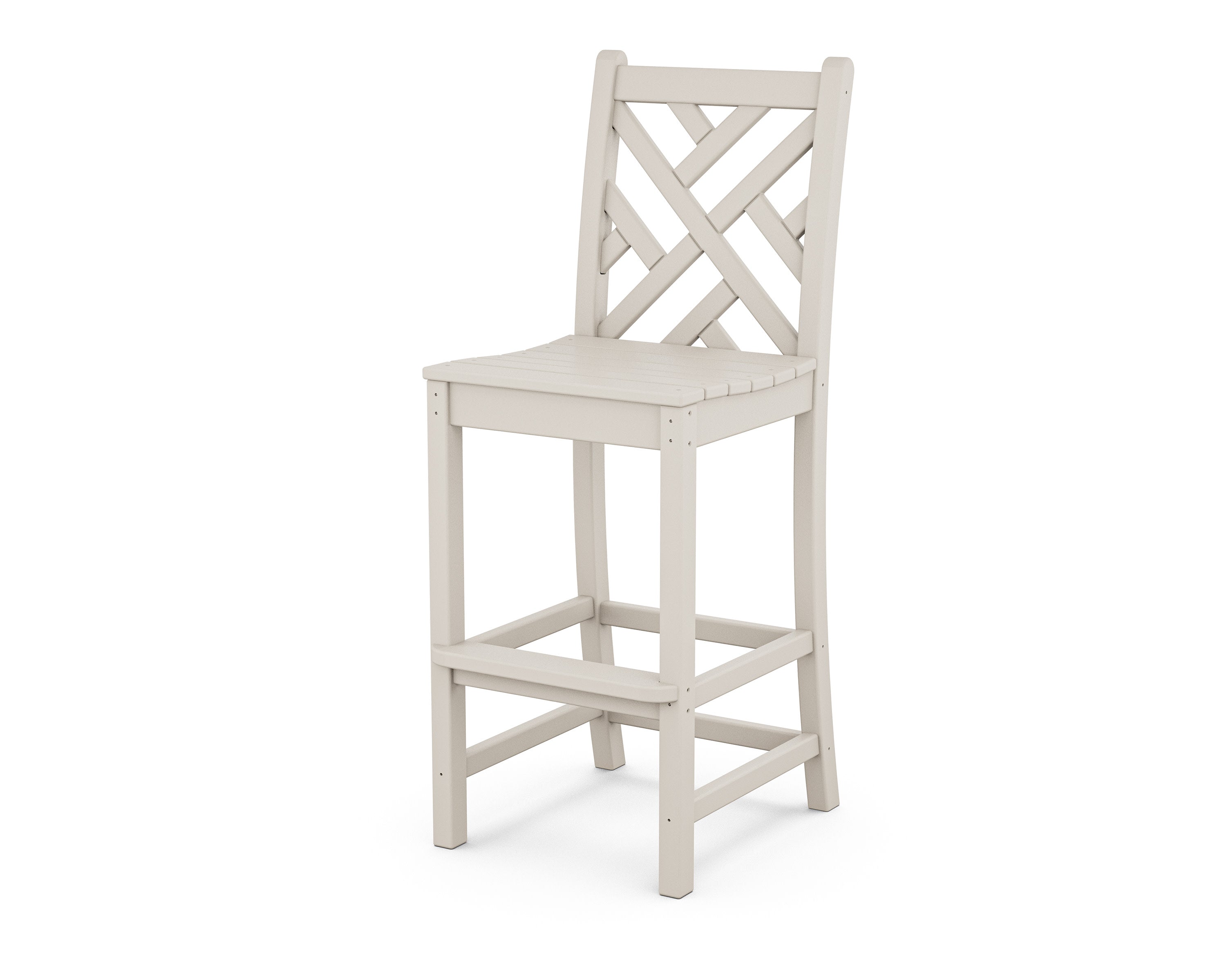 Chippendale Bar Side Chair in Sand