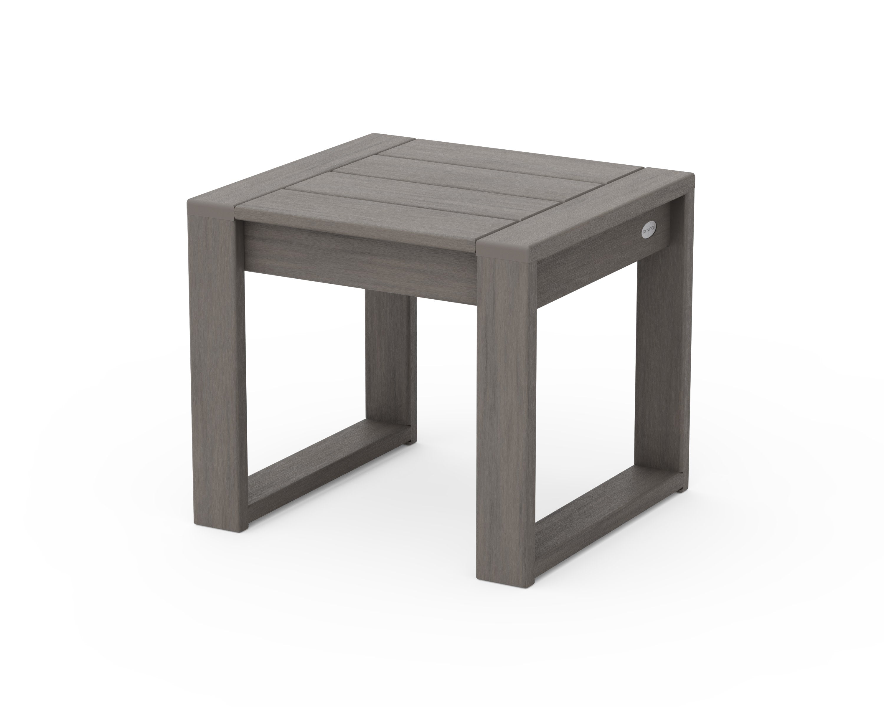 EDGE End Table in Driftwood