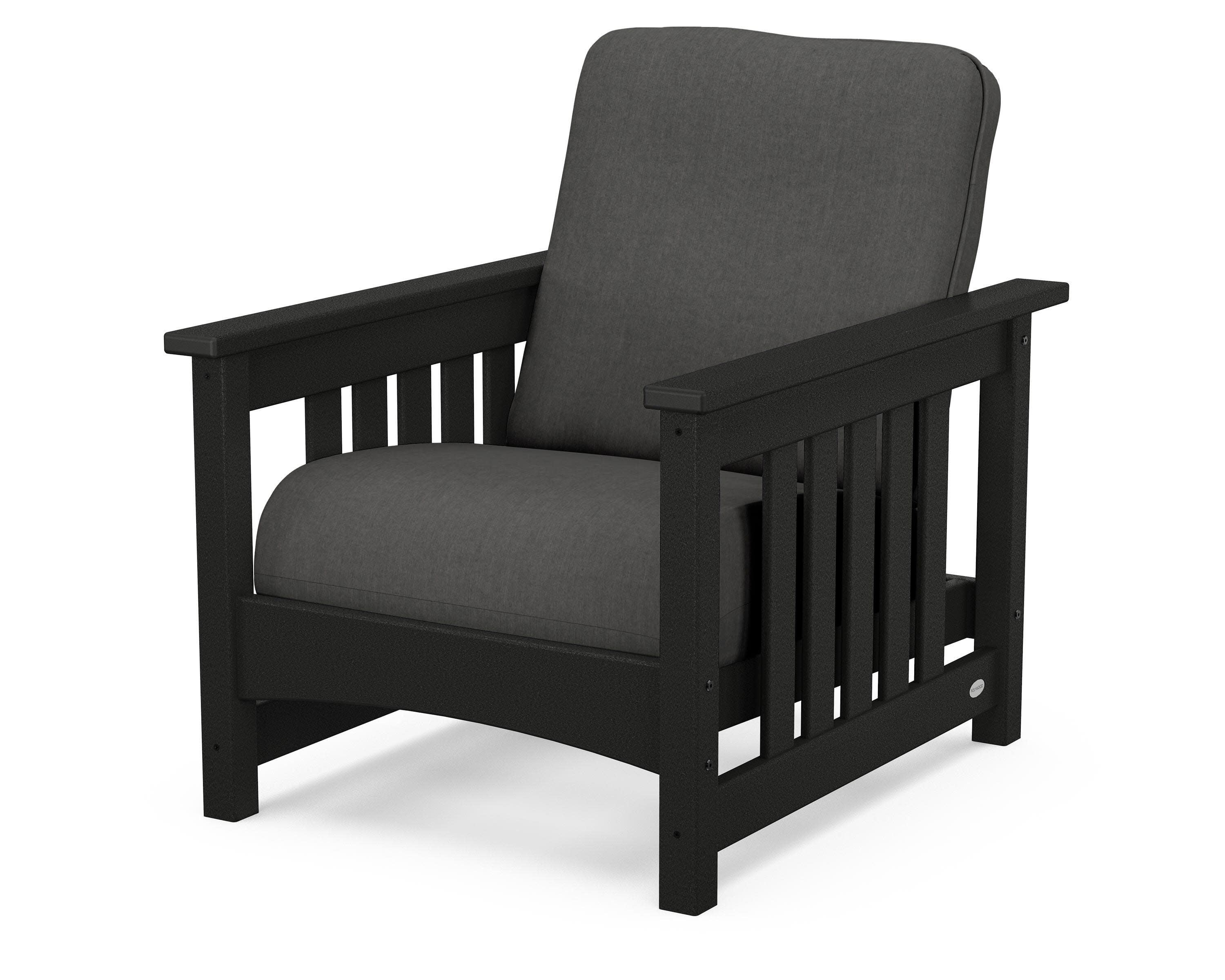 Club Mission Chair in Black / Spectrum Carbon