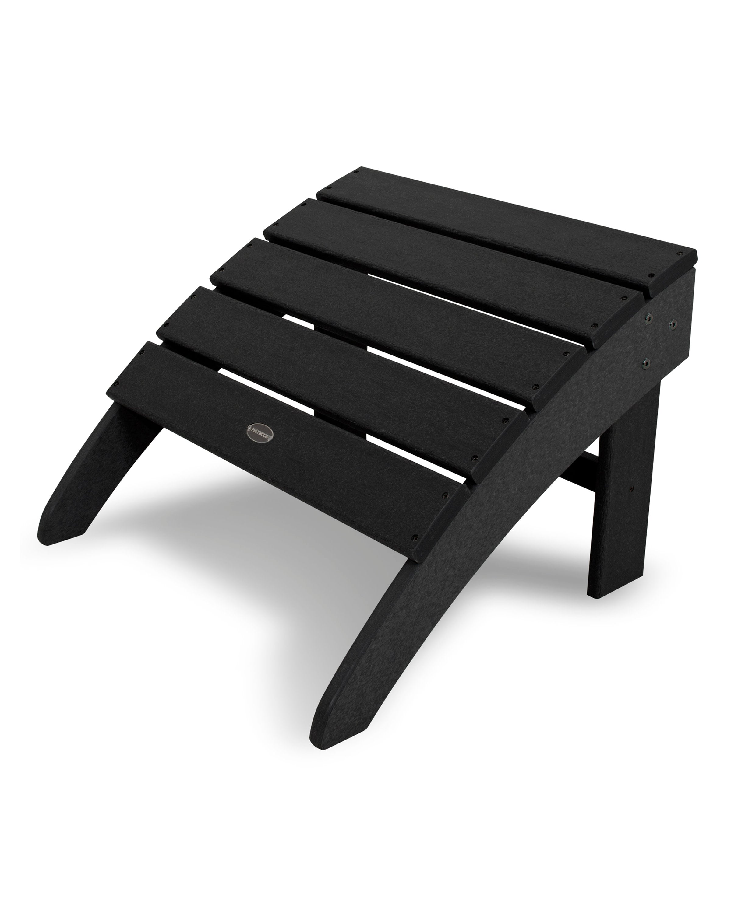 South Beach Adirondack Ottoman in Black