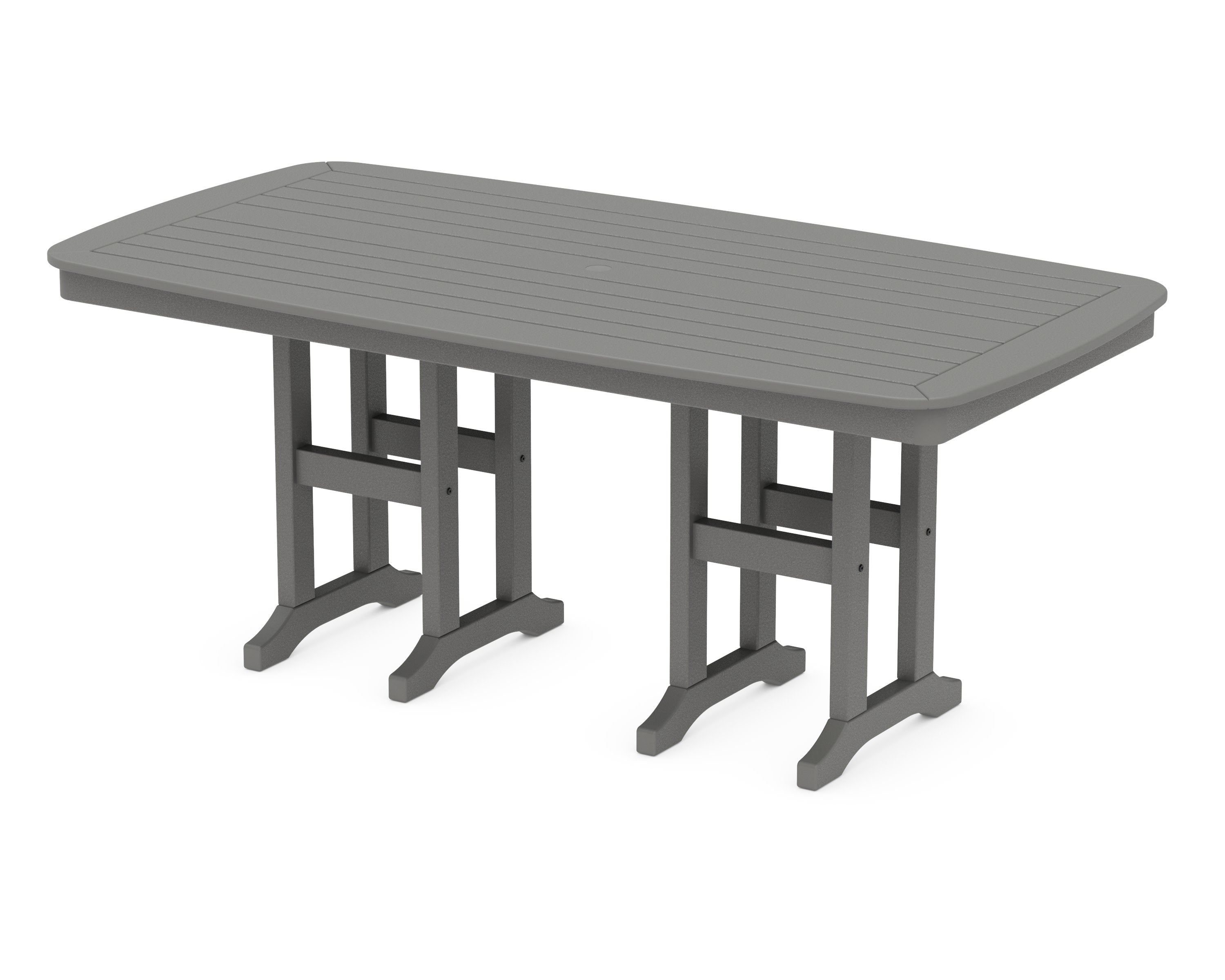 Nautical 37" x 72" Dining Table in Slate Grey