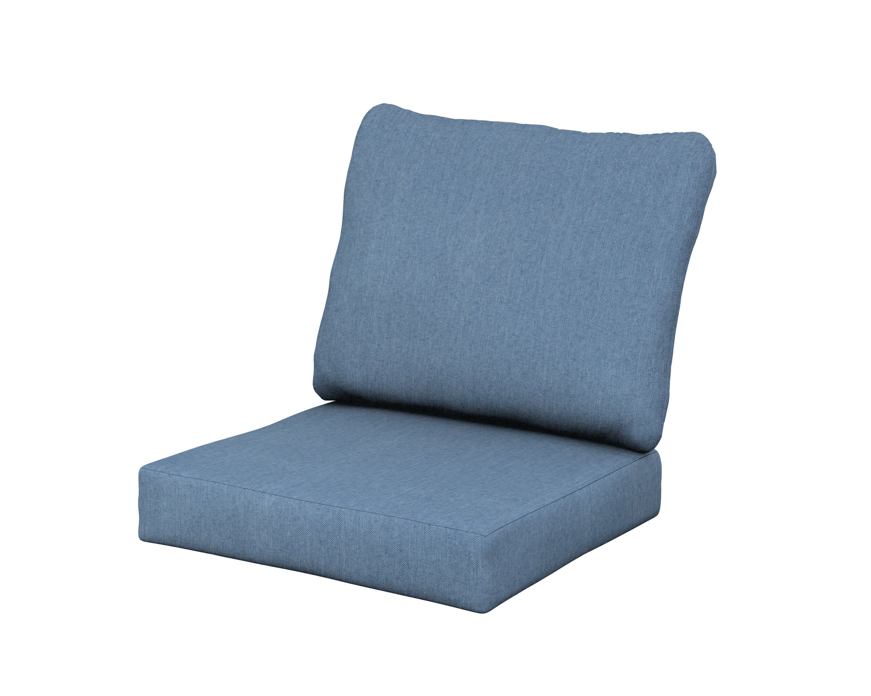 Classics Seat/Back Cushion Set in Sky Blue