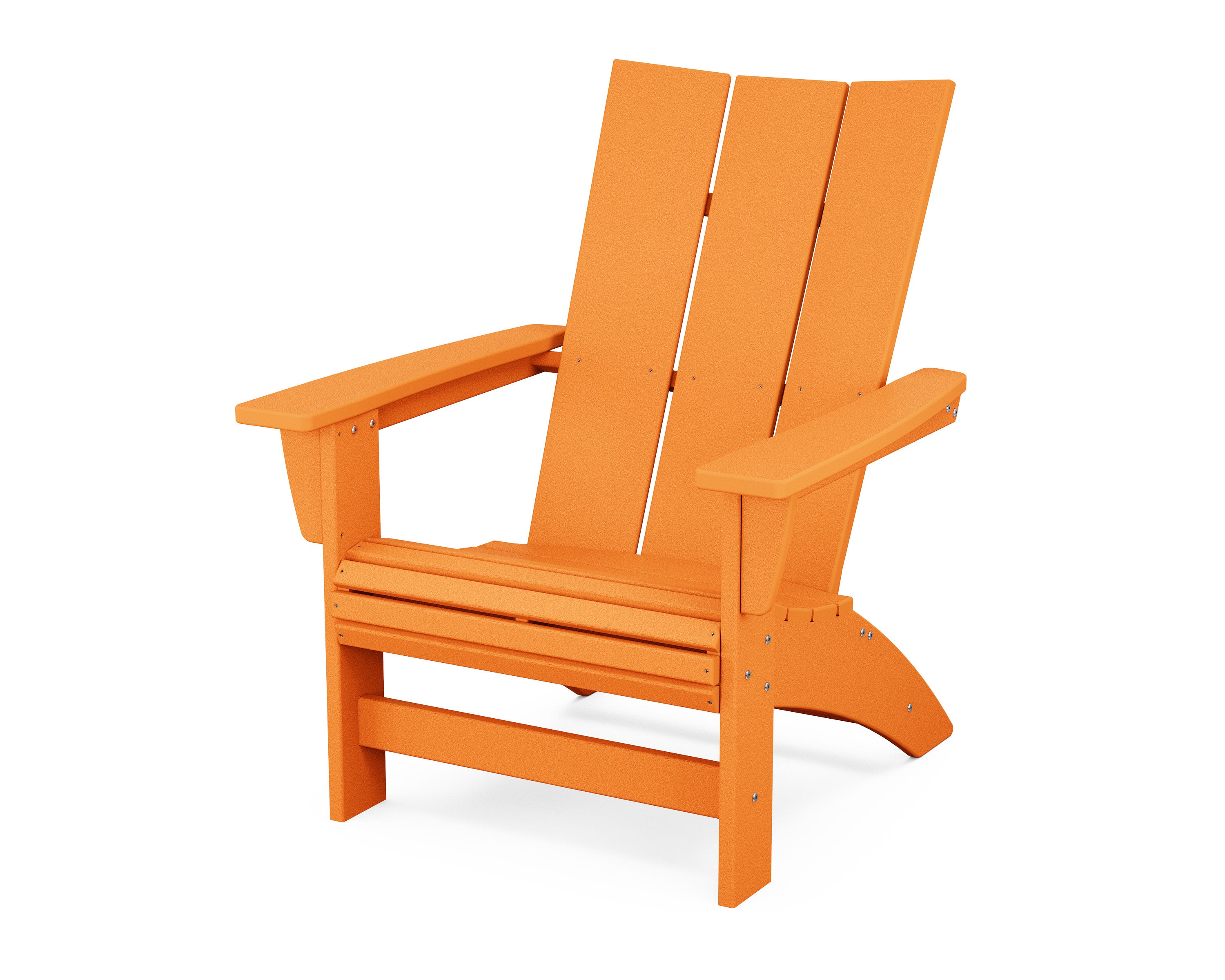 Modern Grand Adirondack Chair in Tangerine