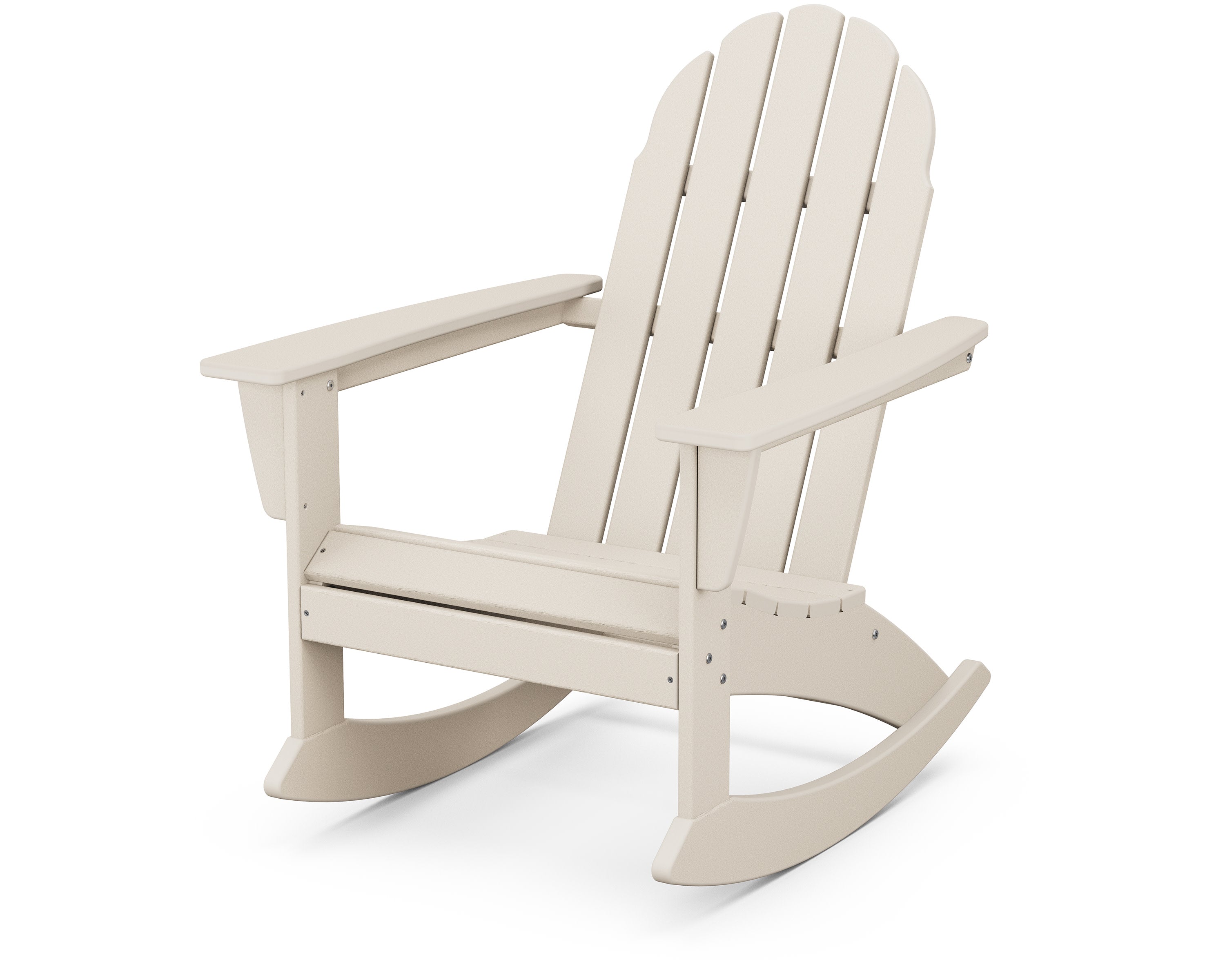 Vineyard Adirondack Rocking Chair in Sand