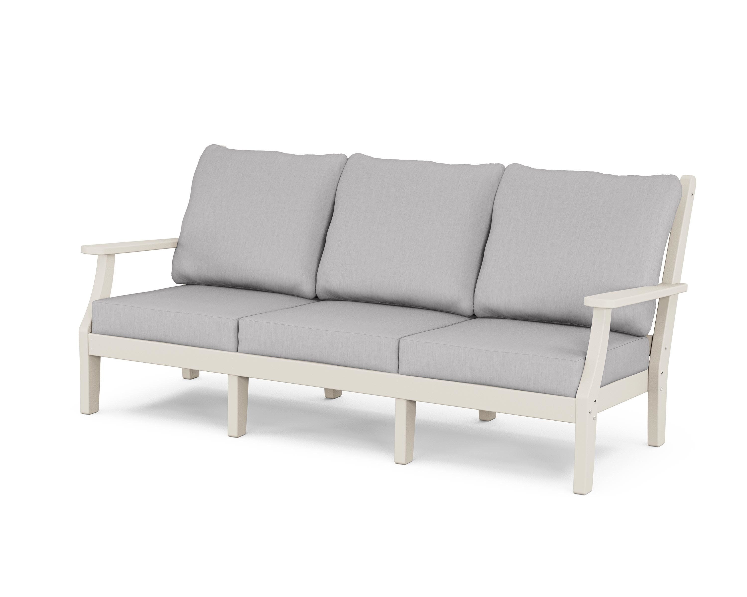 Wovendale Deep Seating Sofa in Sand / Granite