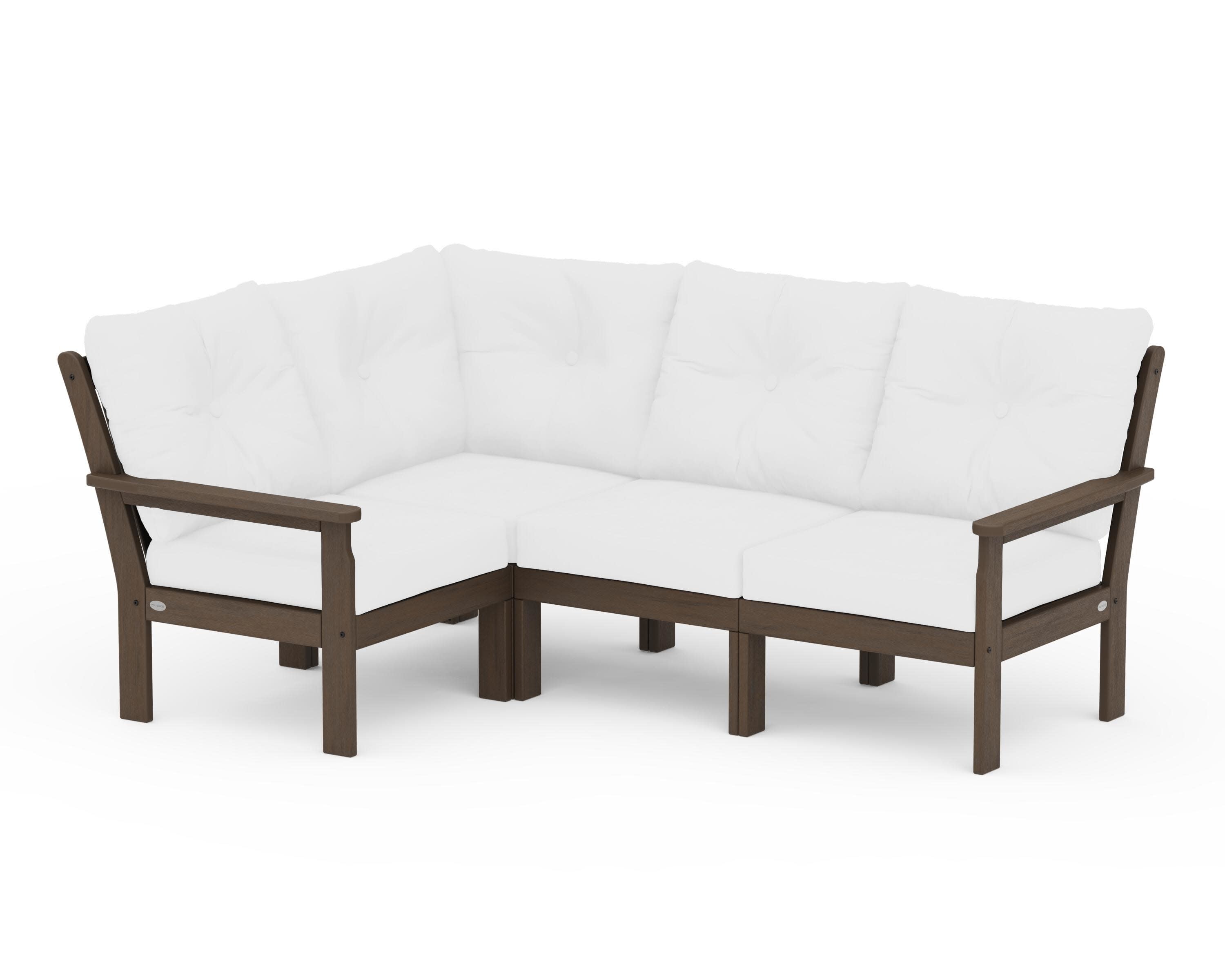 Vineyard 4-Piece Sectional in Kona / Natural
