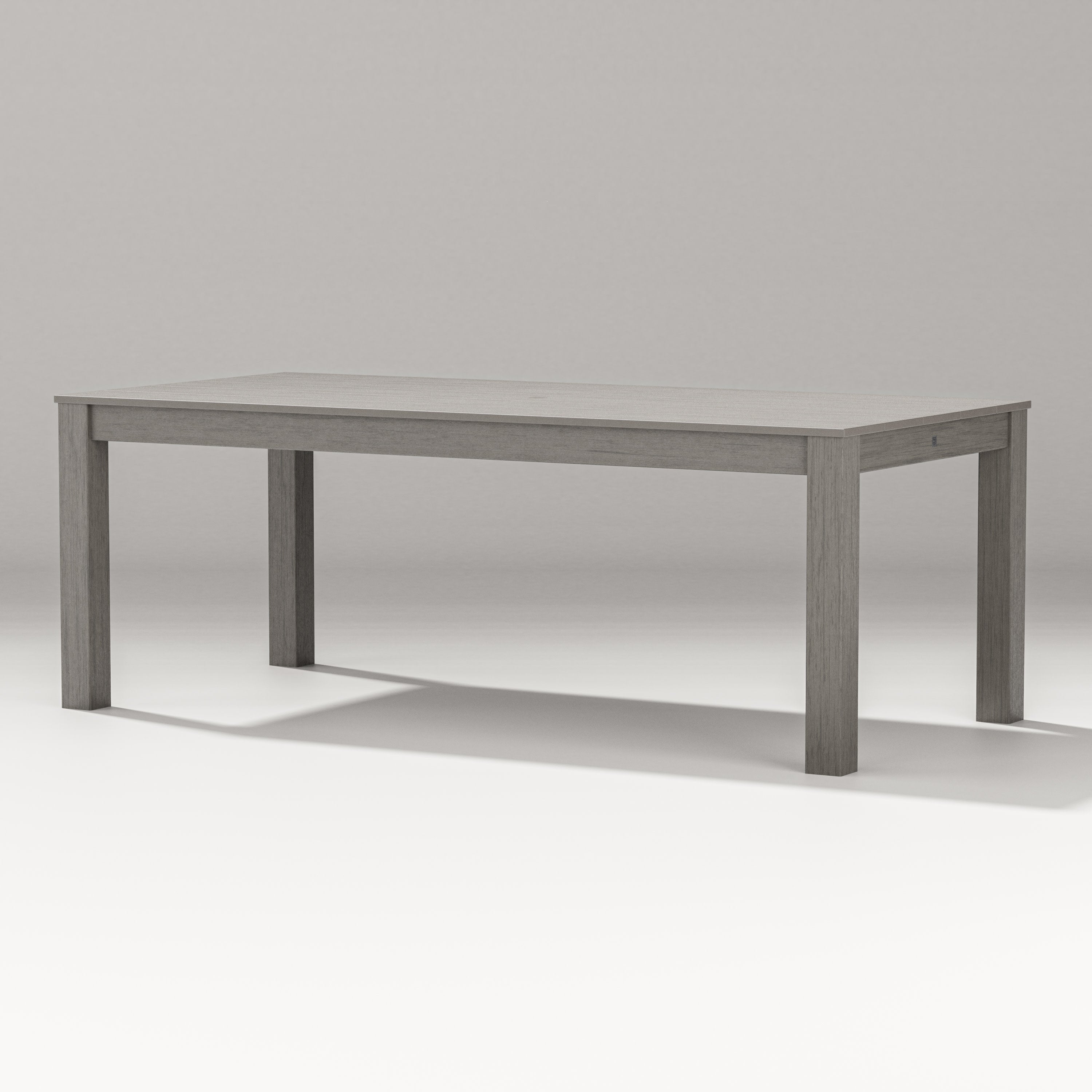 84" Parsons Dining Table in Driftwood