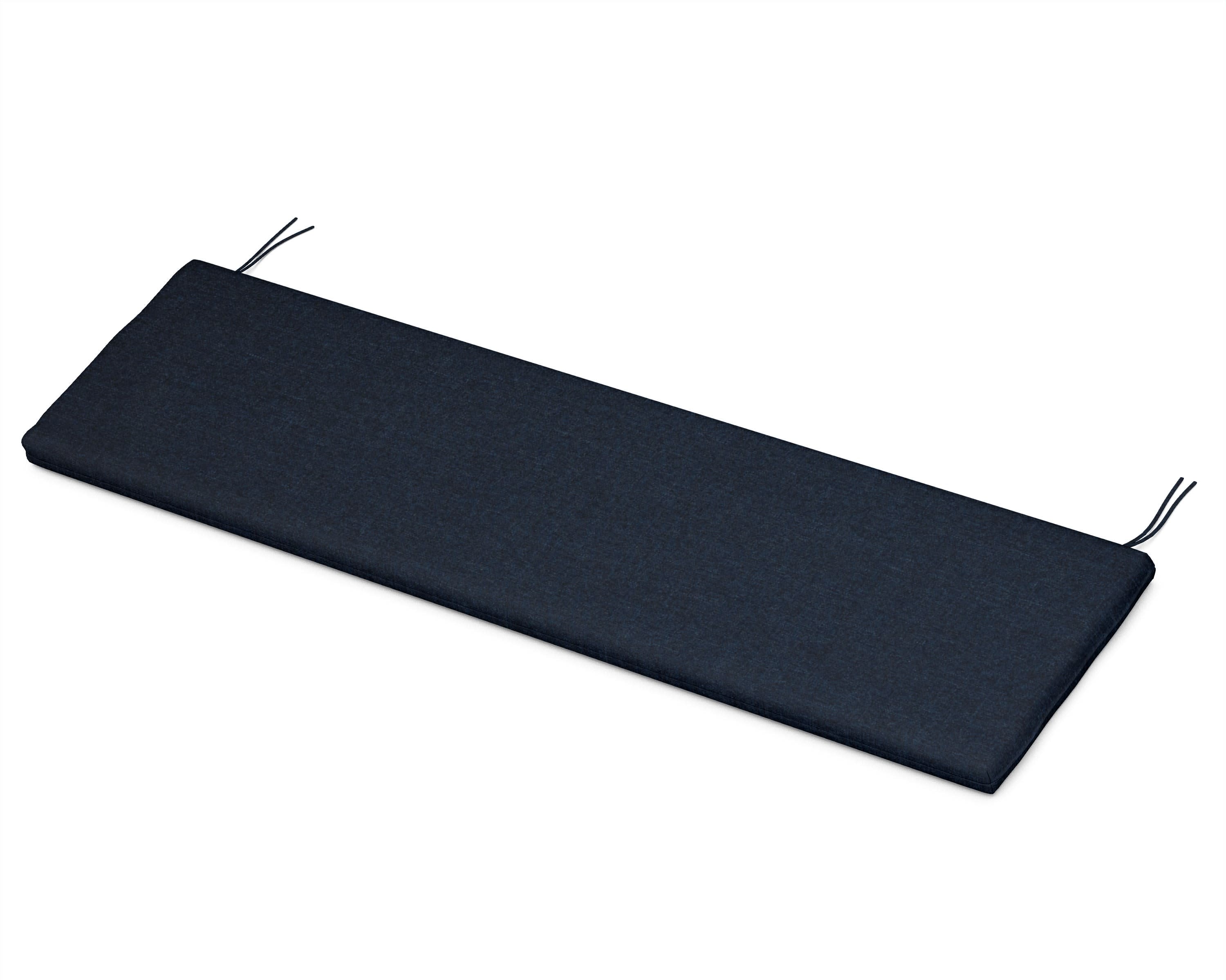 Bench Seat Cushion - 17.5"D x 57.5"W x 2.5"H in Marine Indigo