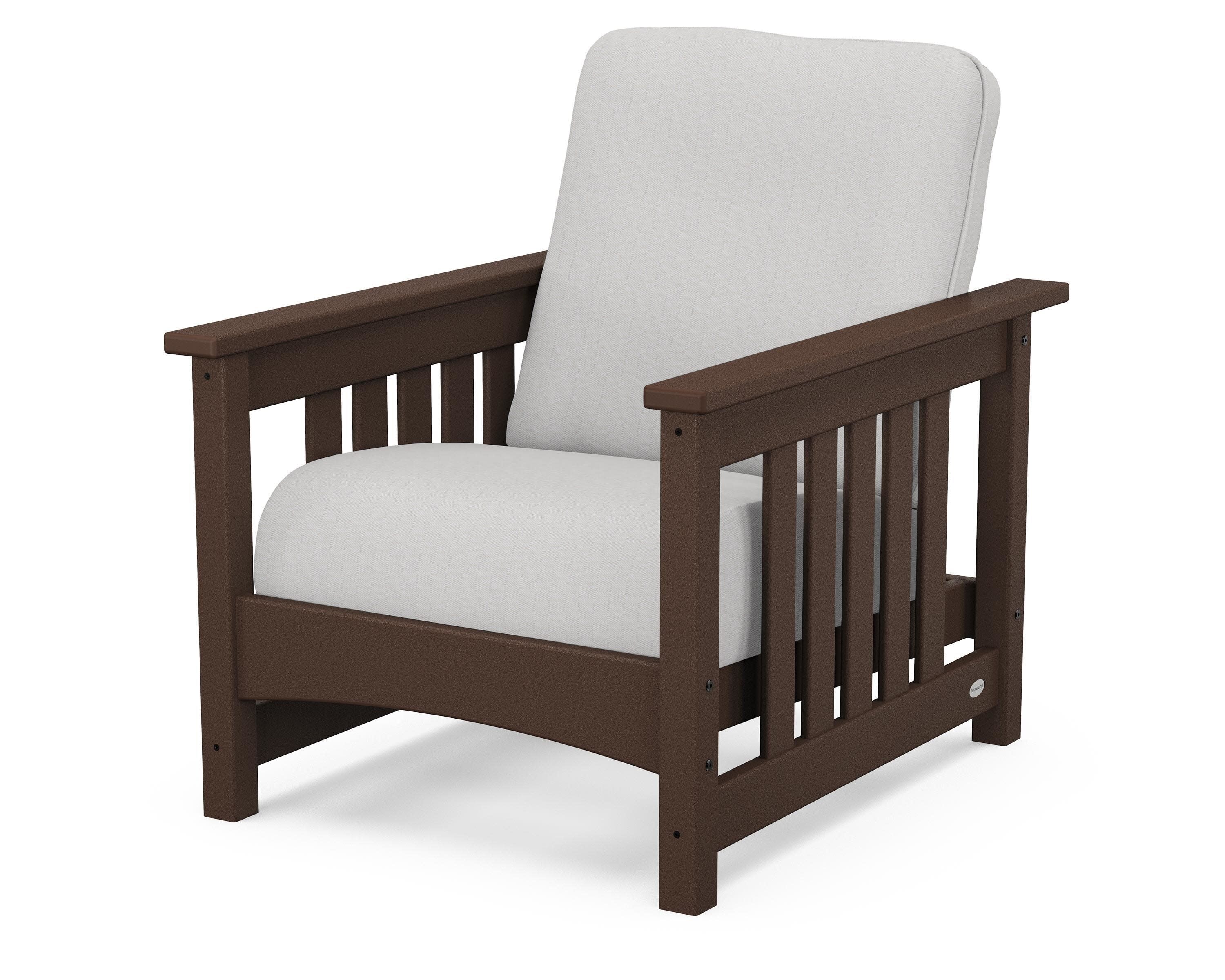 Club Mission Chair in Mahogany / Diamond in the Rough