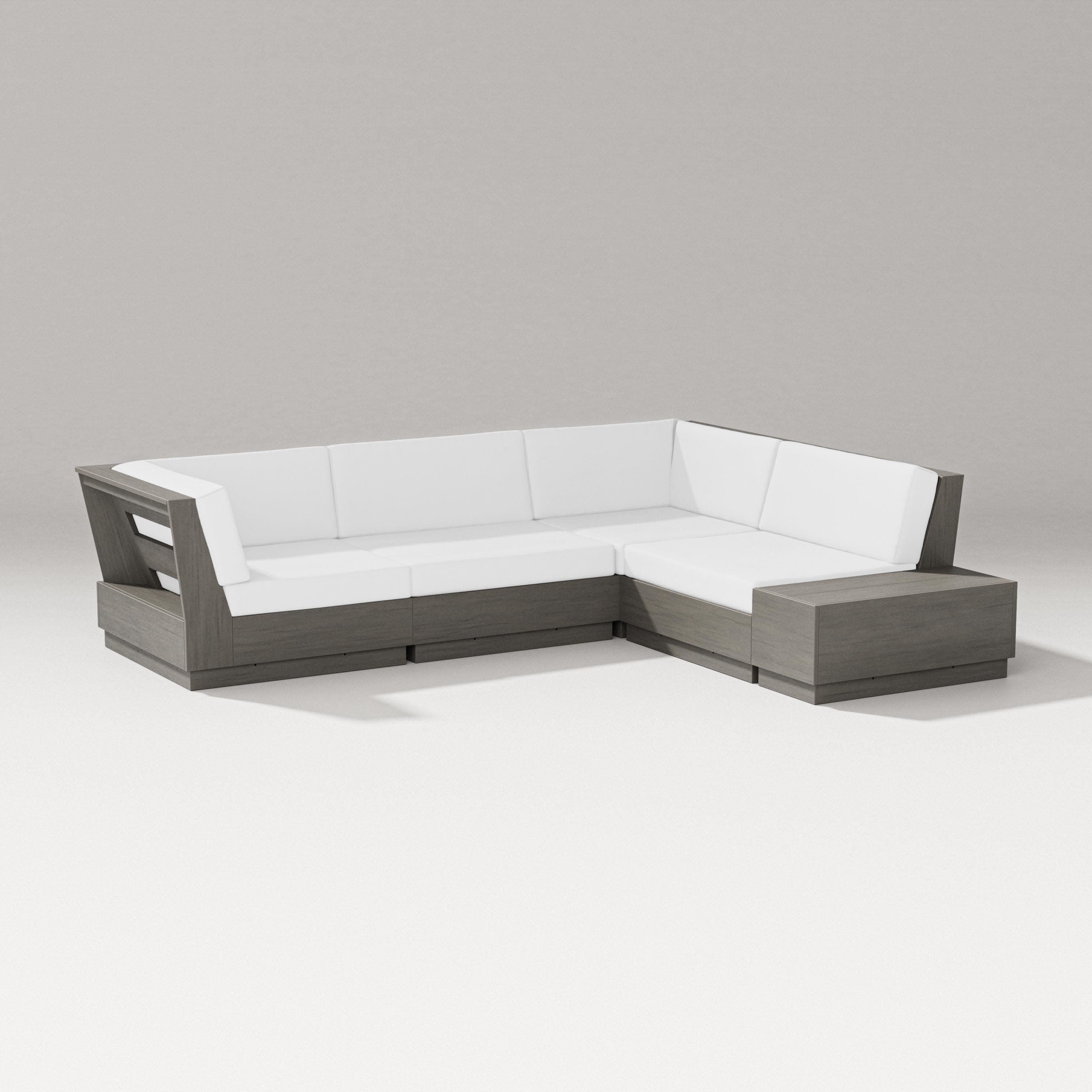 Elevate Corner Sectional in Driftwood / Natural