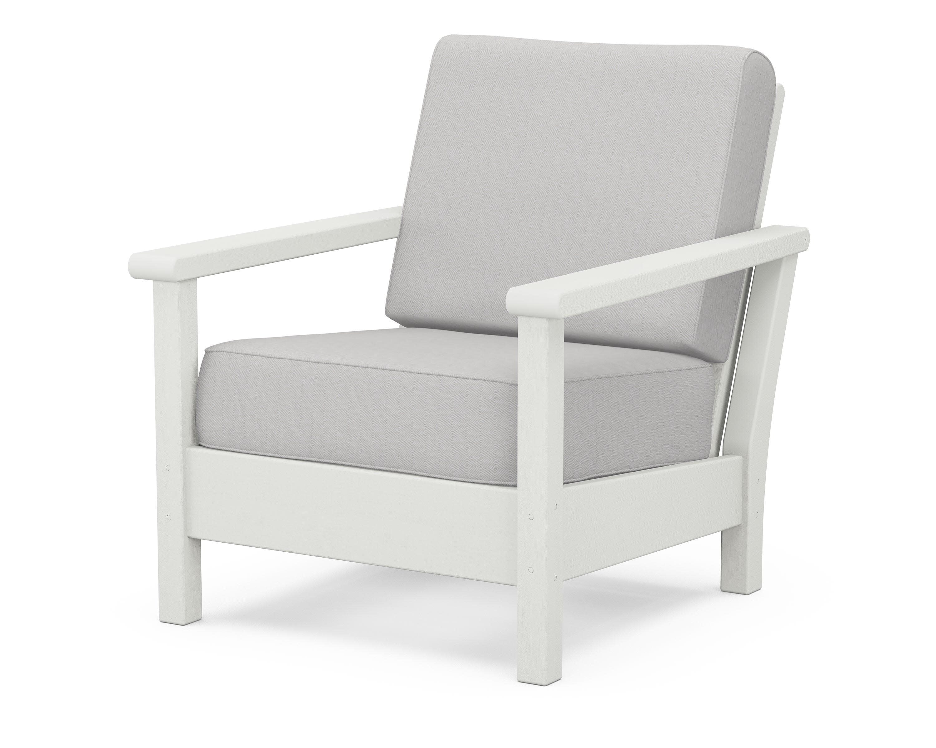 Harbour Deep Seating Chair in Vintage White / Diamond in the Rough