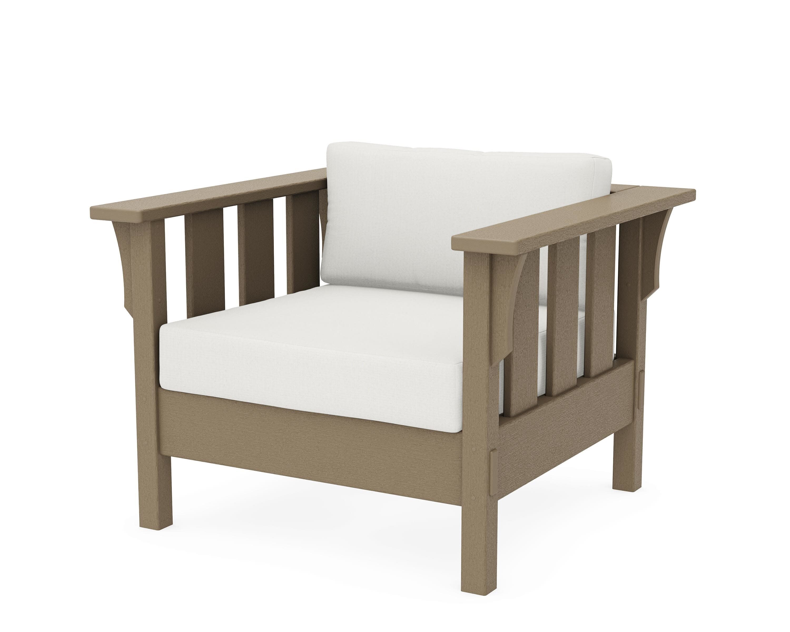 Acadia Deep Seating Chair in Vintage Sahara / Natural Linen