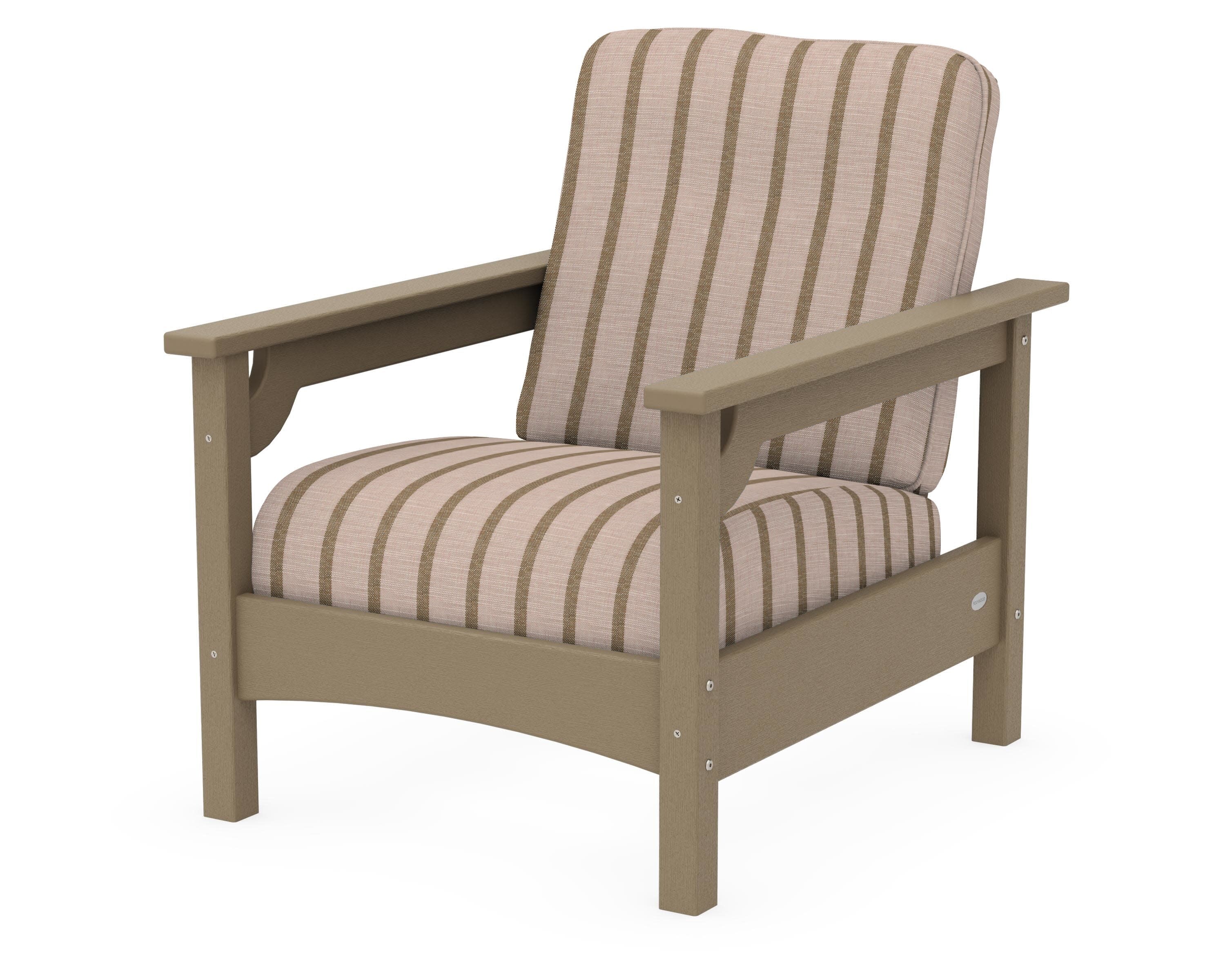 Club Chair in Vintage Sahara / Unwind Cameo