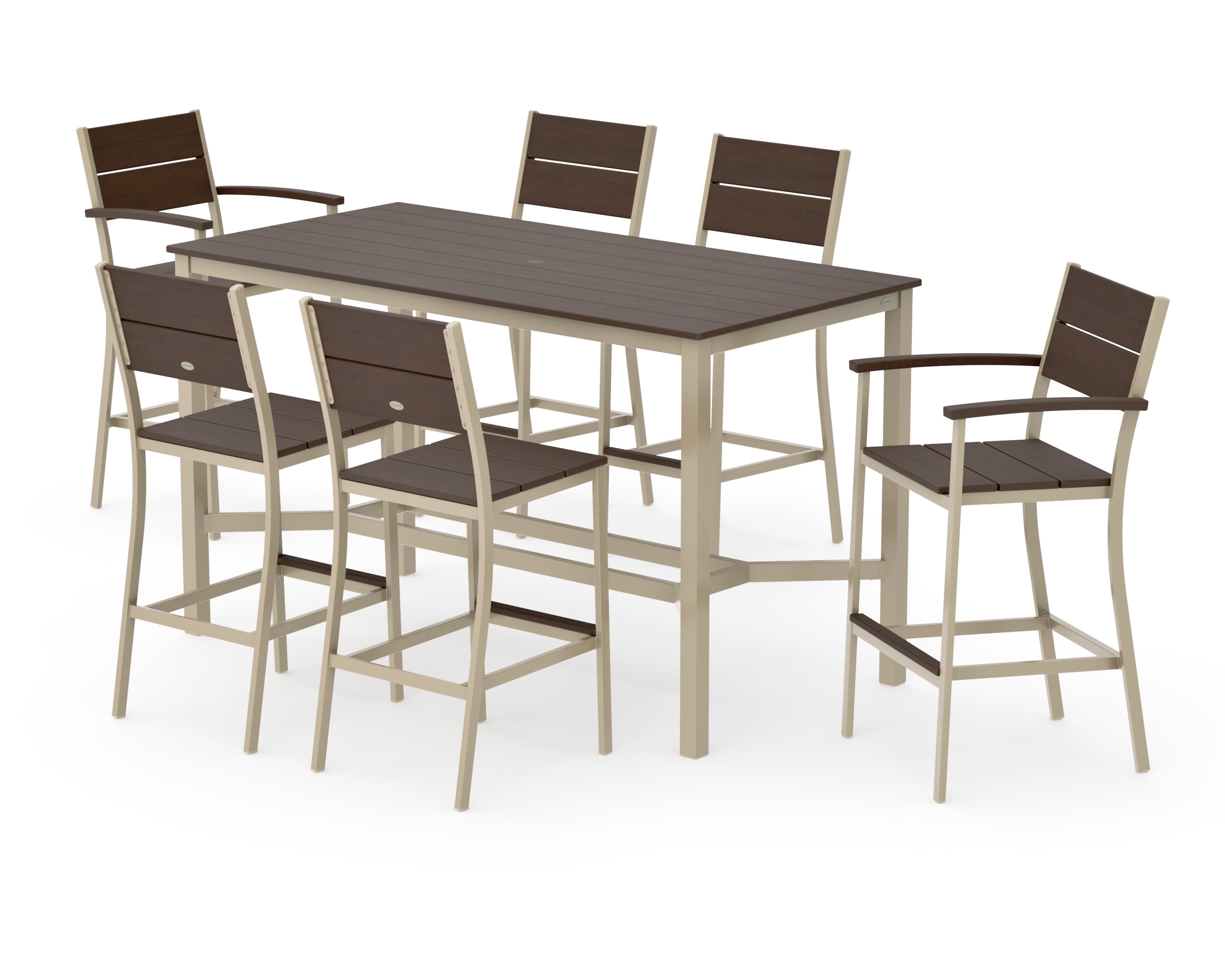 Main Street 7-Piece Bar Set in Sand / Kona