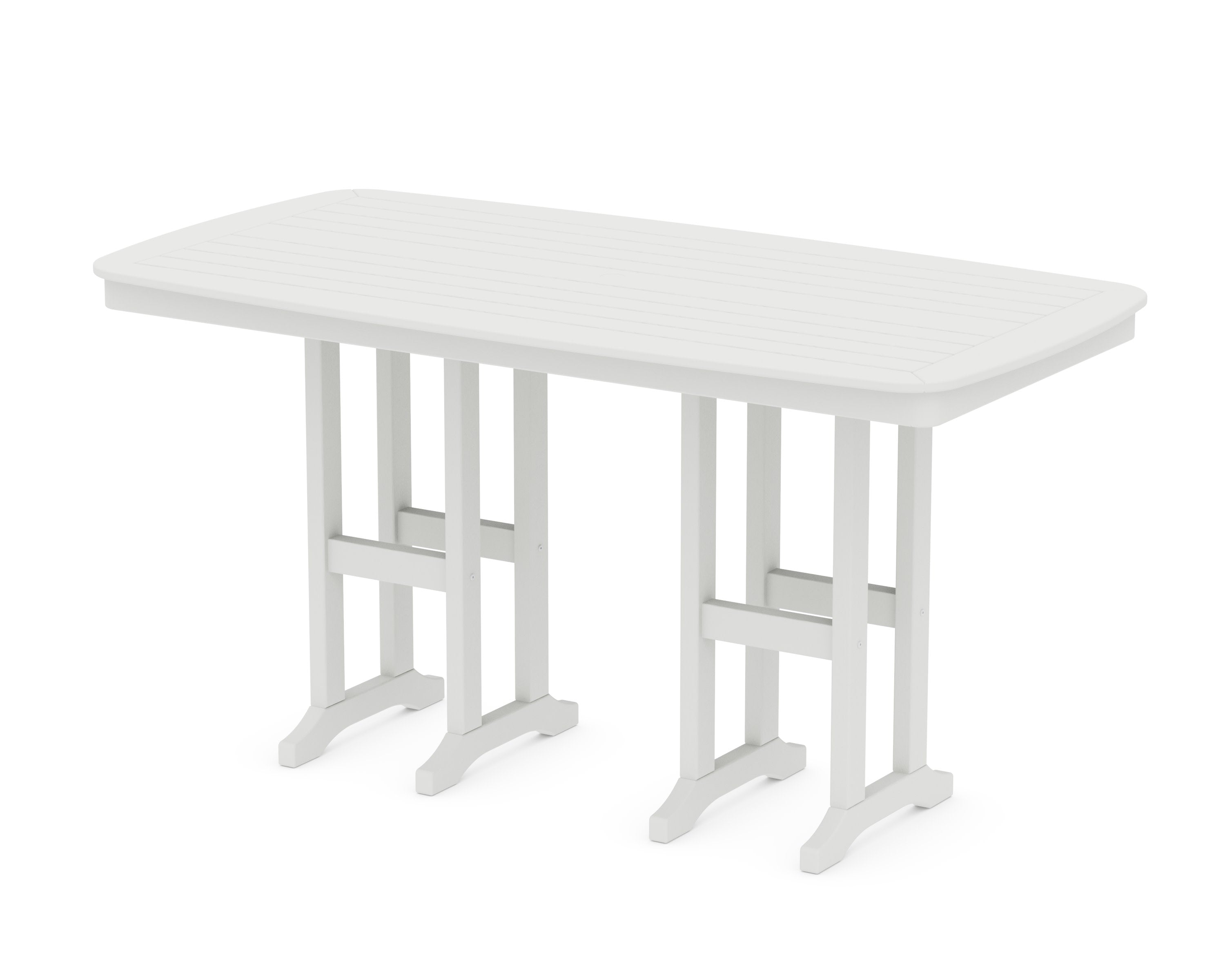 Nautical 37" x 72" Counter Table in Vintage White