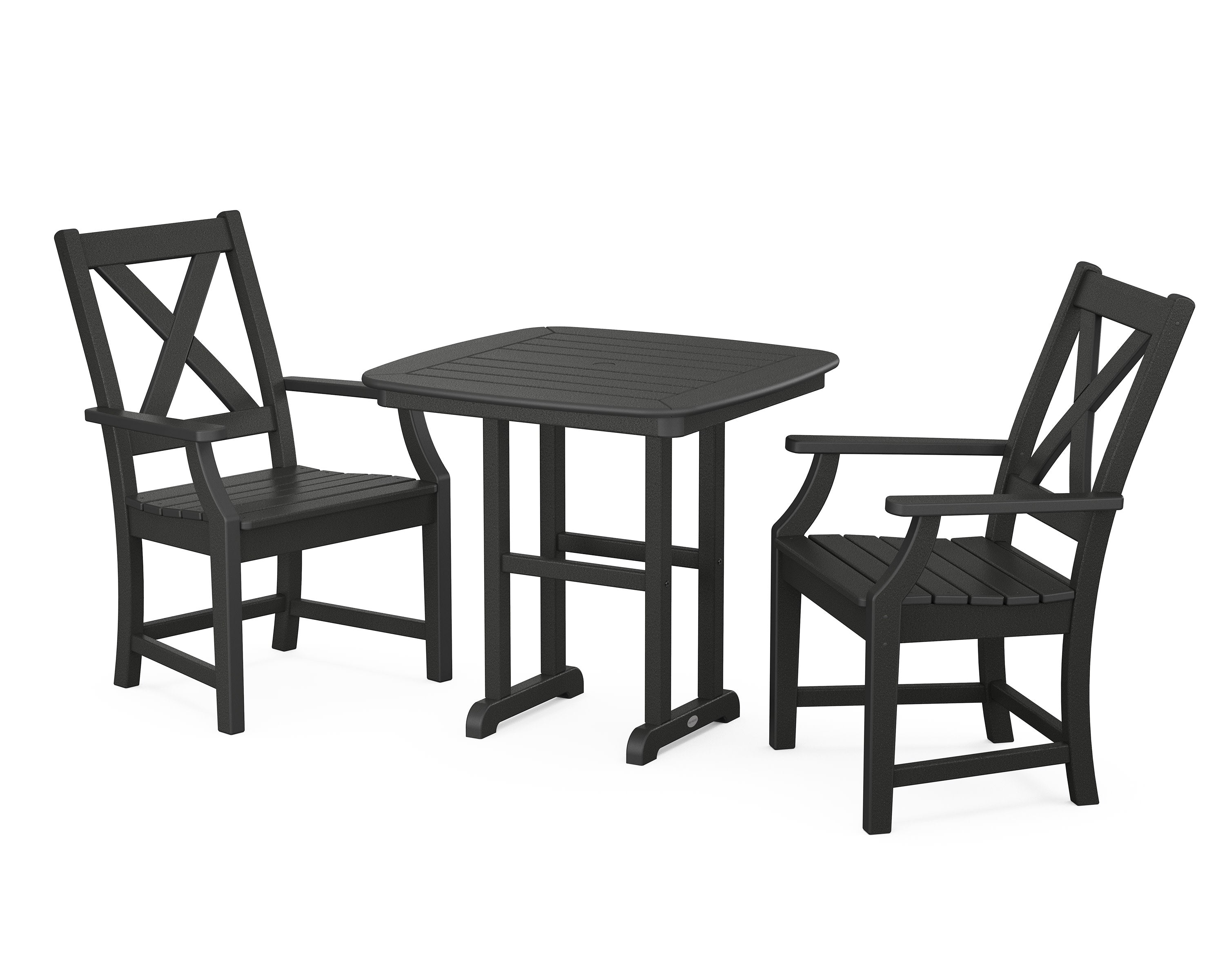 Braxton 3-Piece Dining Set in Black