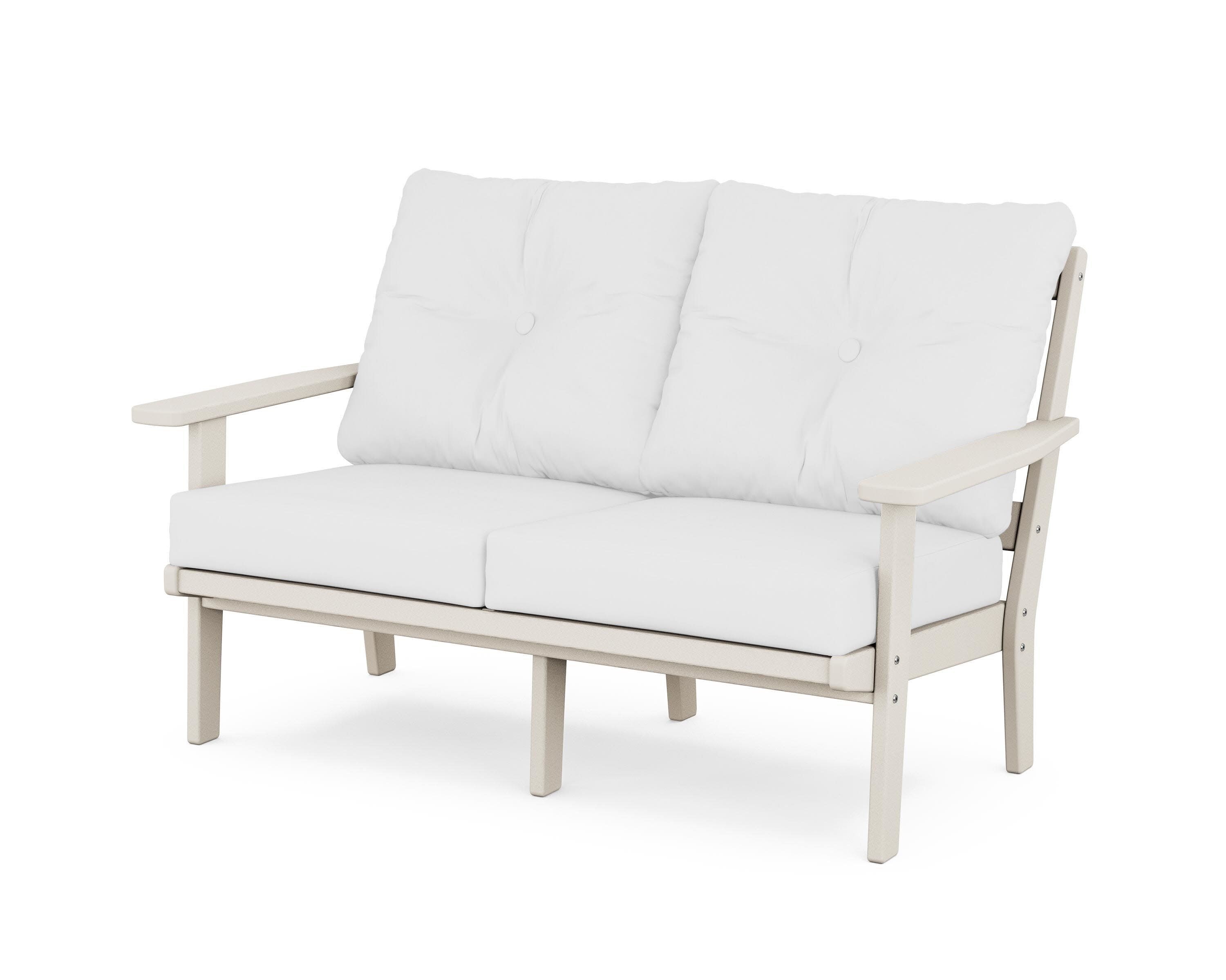 Oxford Deep SeatingLoveseat in Sand / Natural