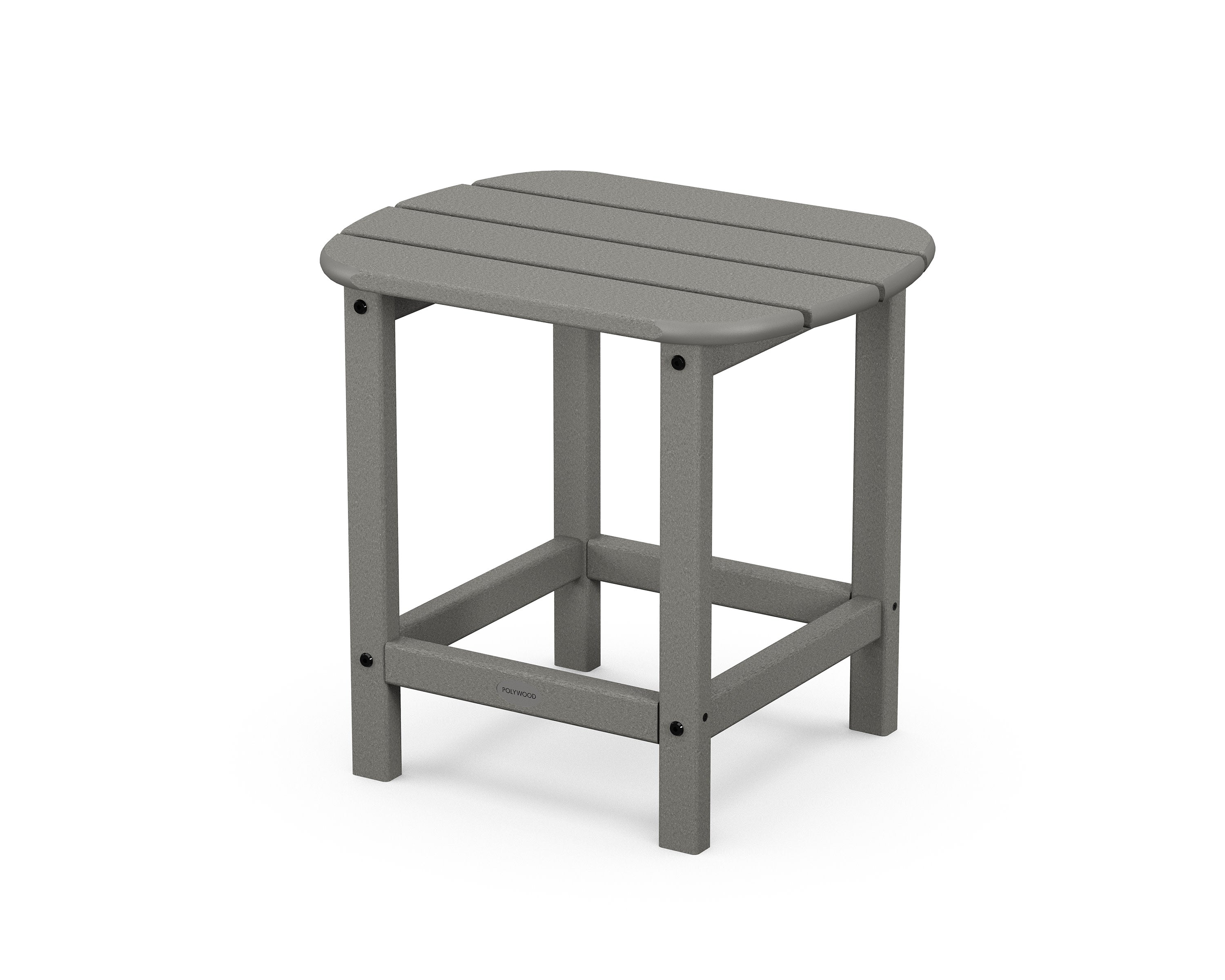 South Beach 18" Side Table in Slate Grey