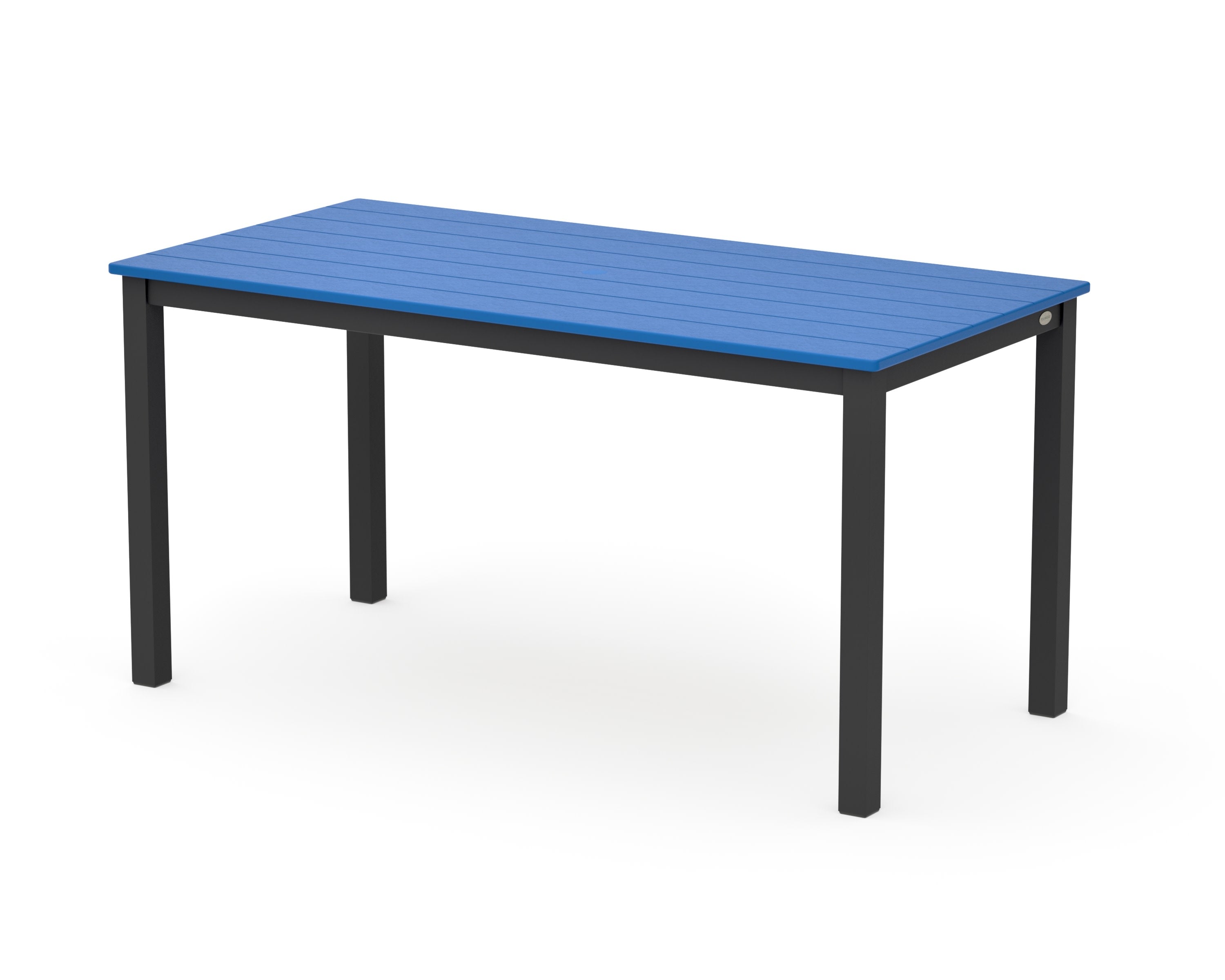 Main Street 30 x 60 Dining Table in Black / Pacific Blue