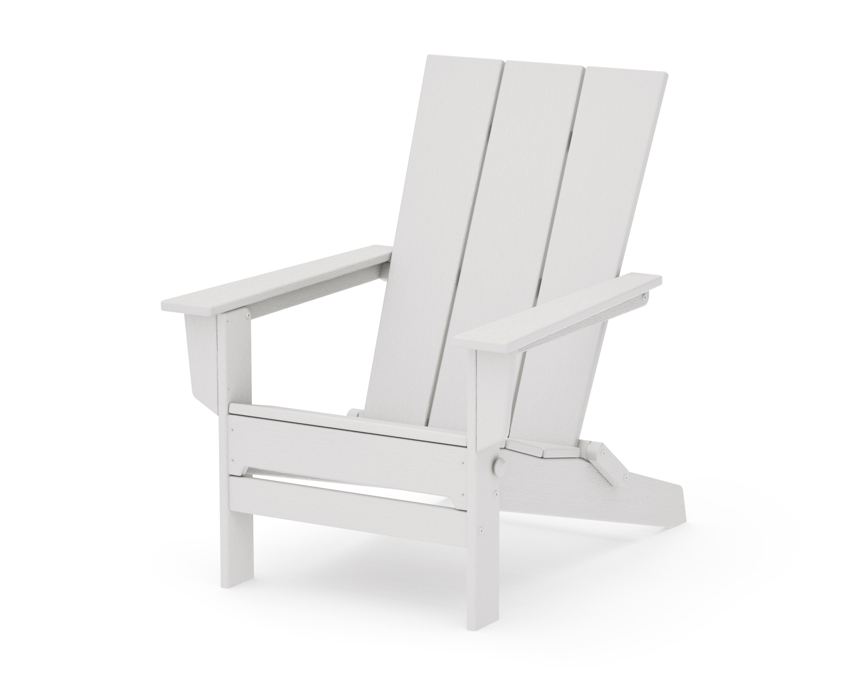 Modern Studio Folding Adirondack Chair in Vintage White