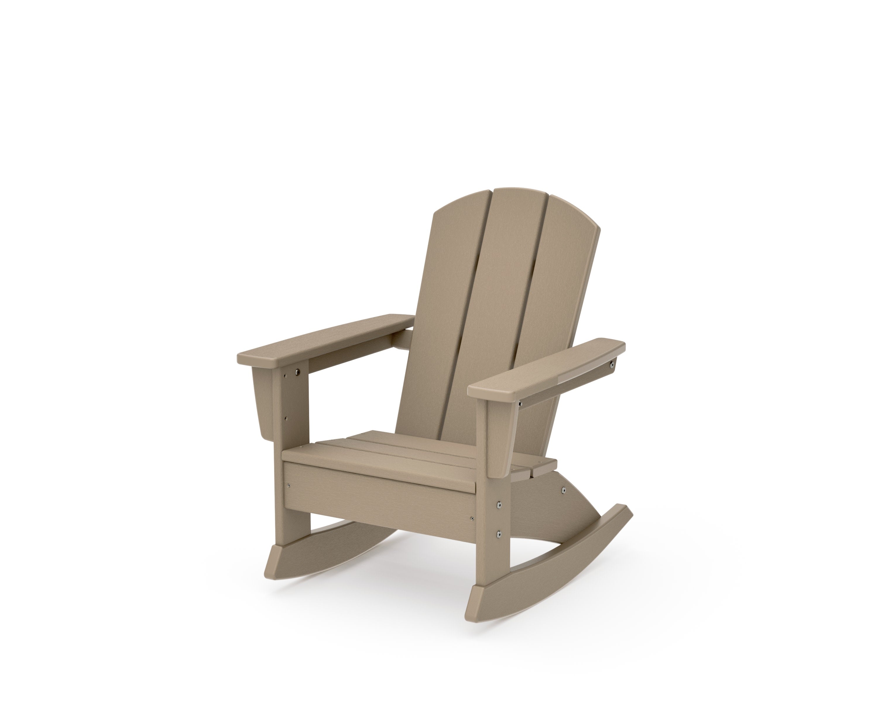 Kids Nautical Adirondack Rocking Chair in Vintage Sahara