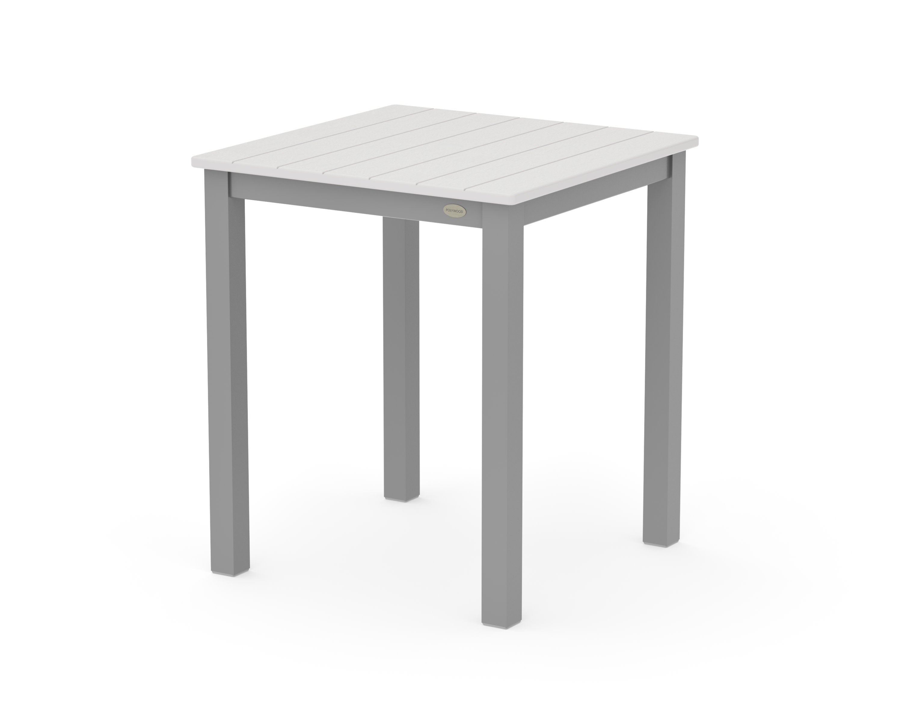 Main Street 26 x 26 Dining Table in Silver / Vintage White