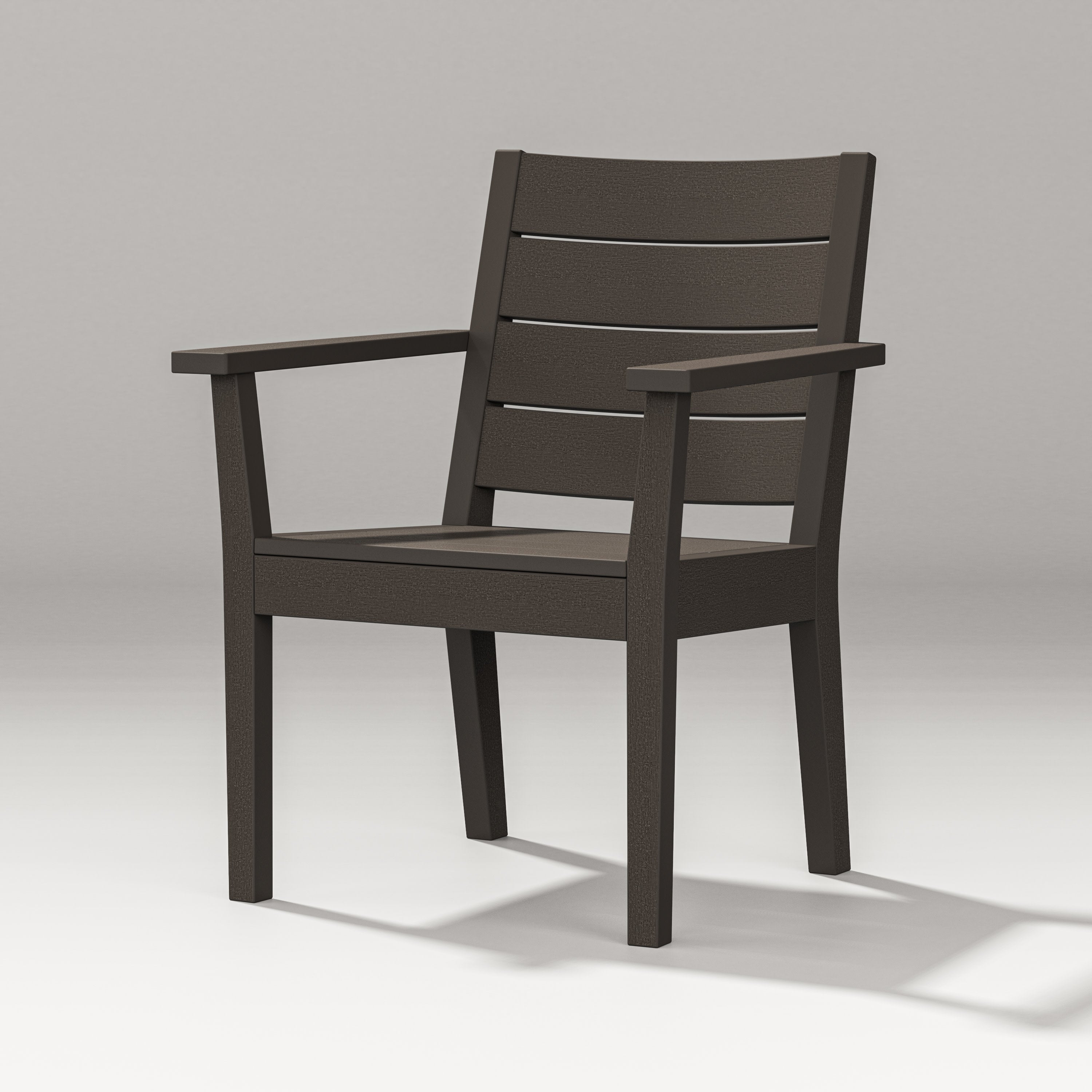 Latitude Dining Arm Chair in Vintage Coffee