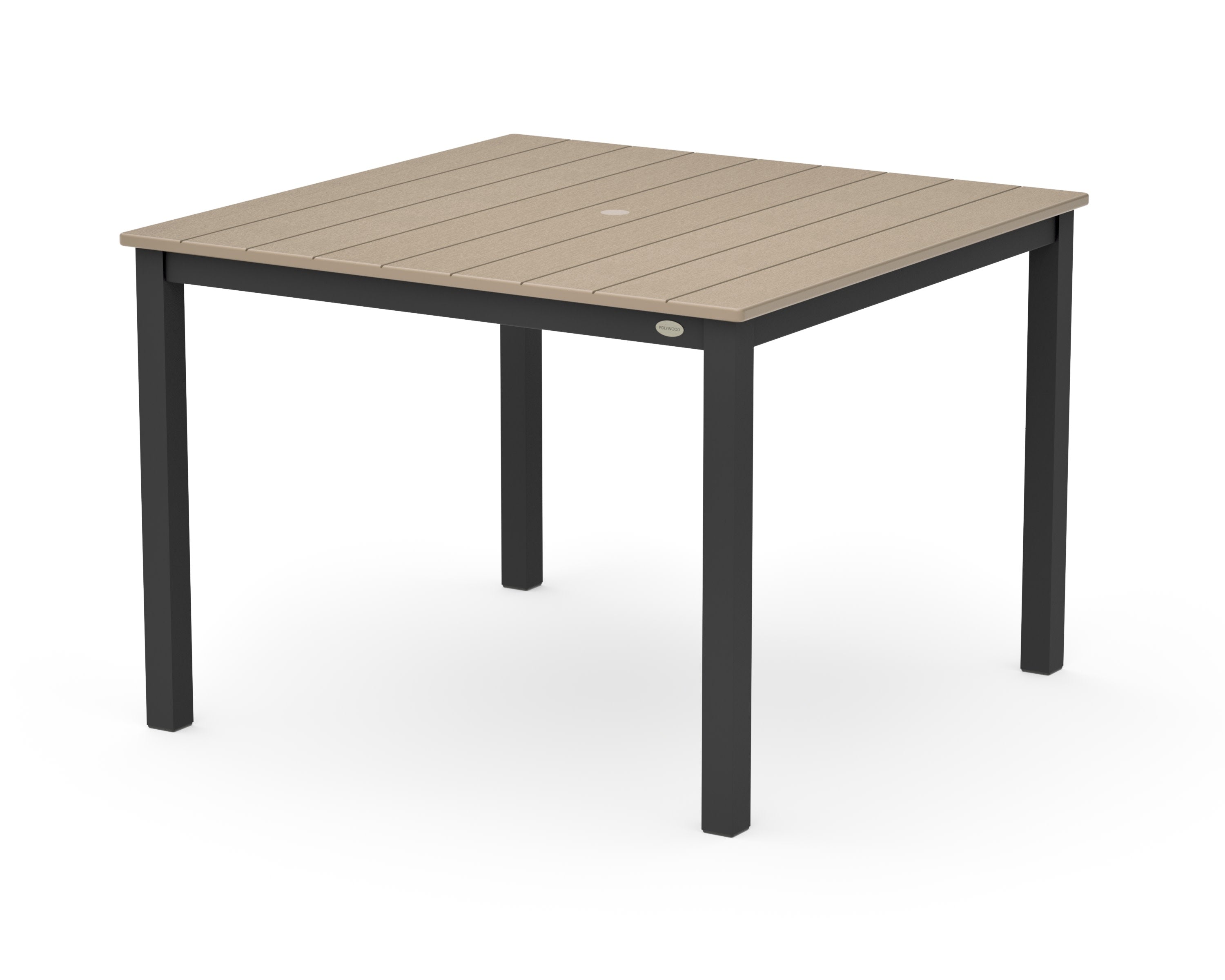 Main Street 42 x 42 Dining Table in Black / Vintage Sahara