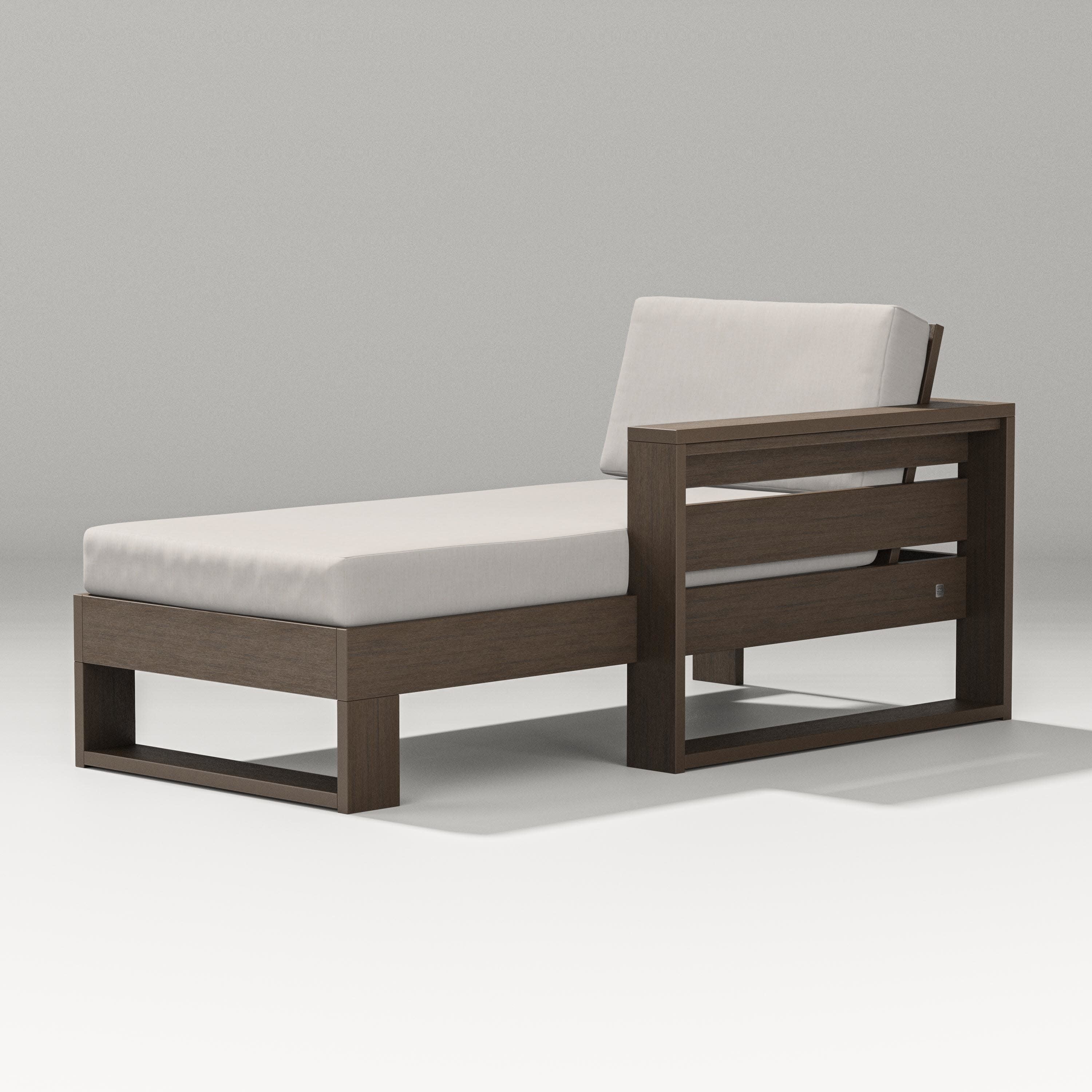 Latitude Modular Right Arm Chaise in Kona / Cast Ash