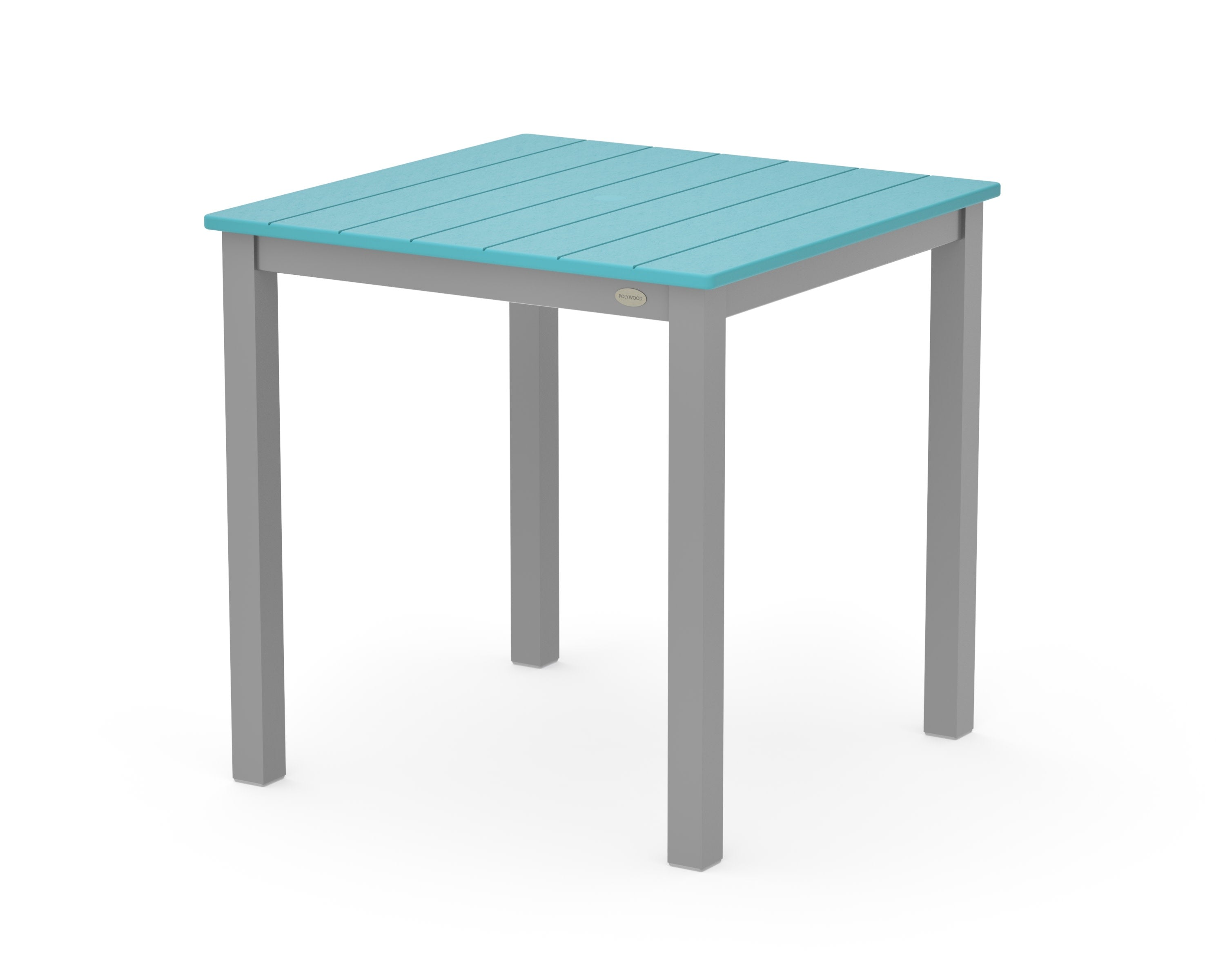 Main Street 30 x 30 Dining Table in Silver / Aruba