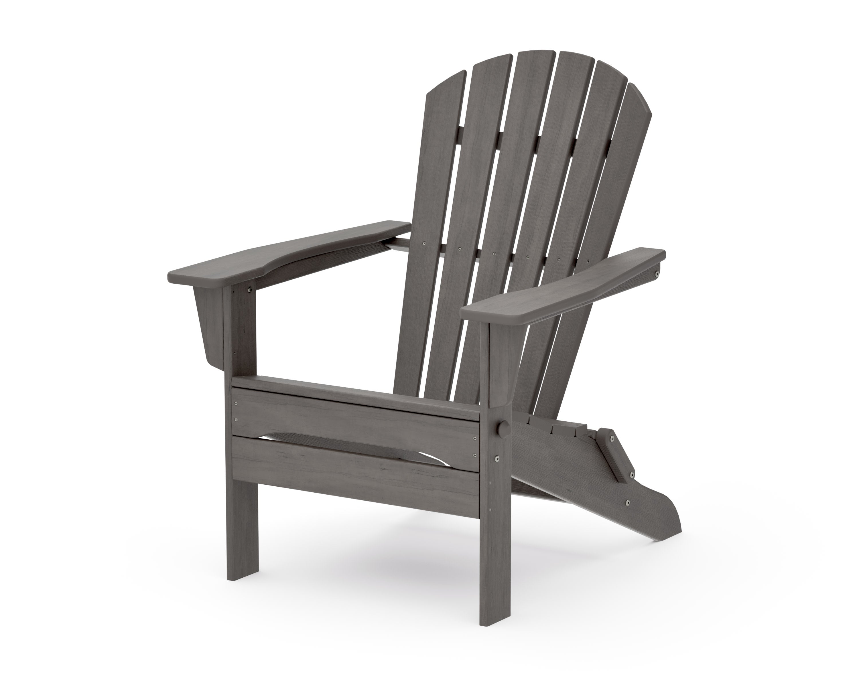 South Beach Folding Adirondack Chair in Driftwood