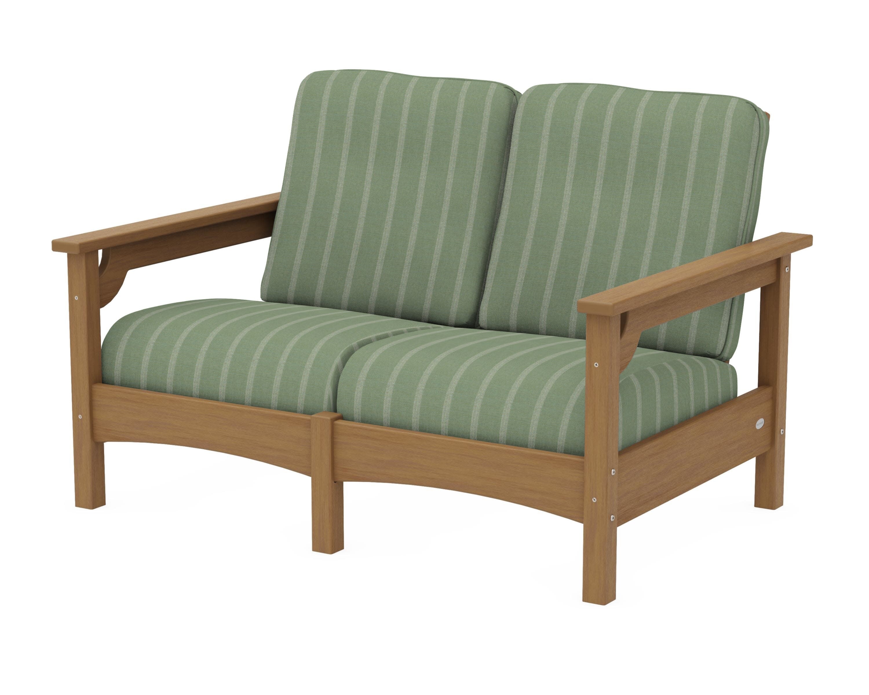 Club Loveseat in Natural / Unwind Rainwashed