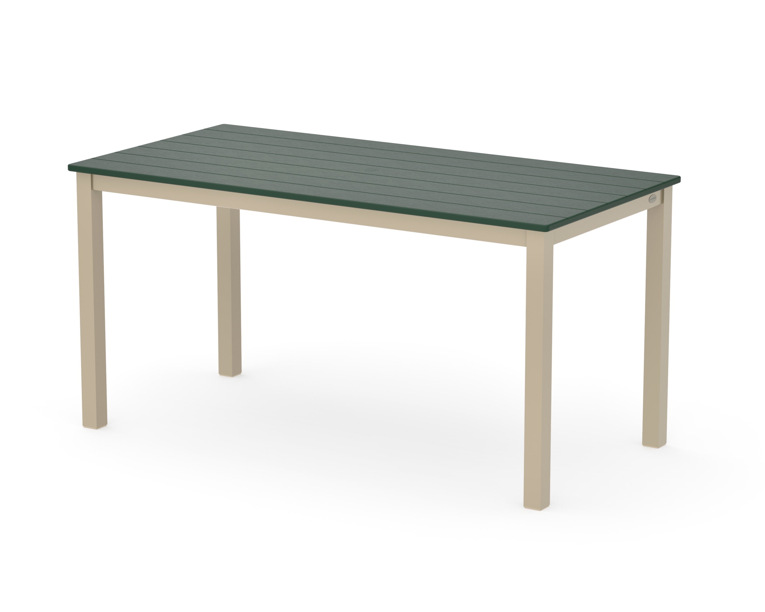 Main Street 30 x 60 Dining Table in Sand / Green