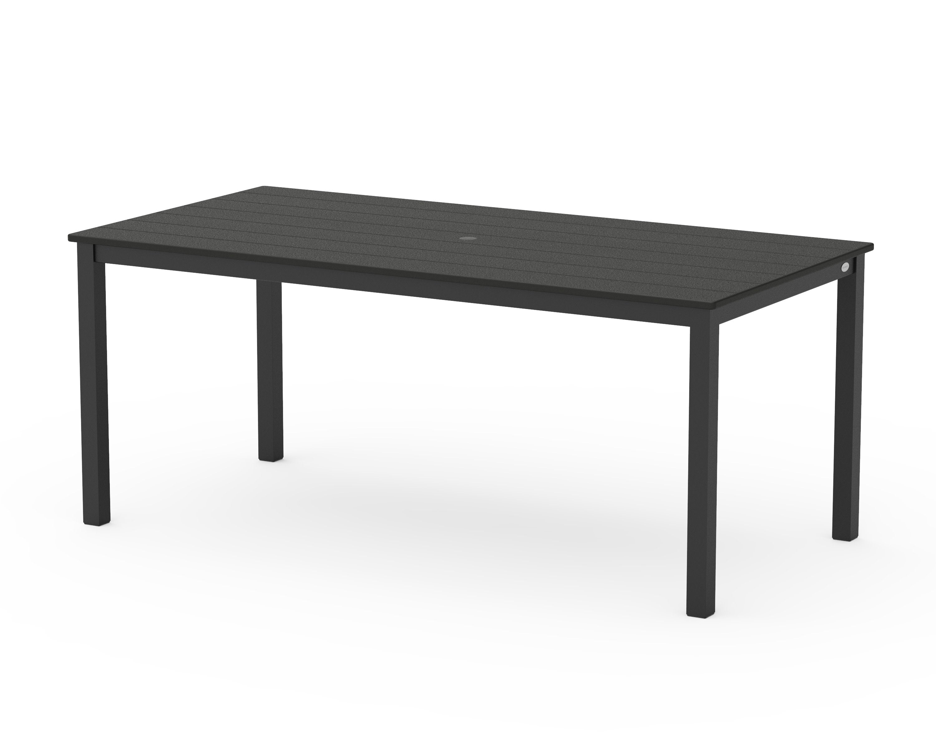 Main Street 36" x 72" Dining Table in Black / Black