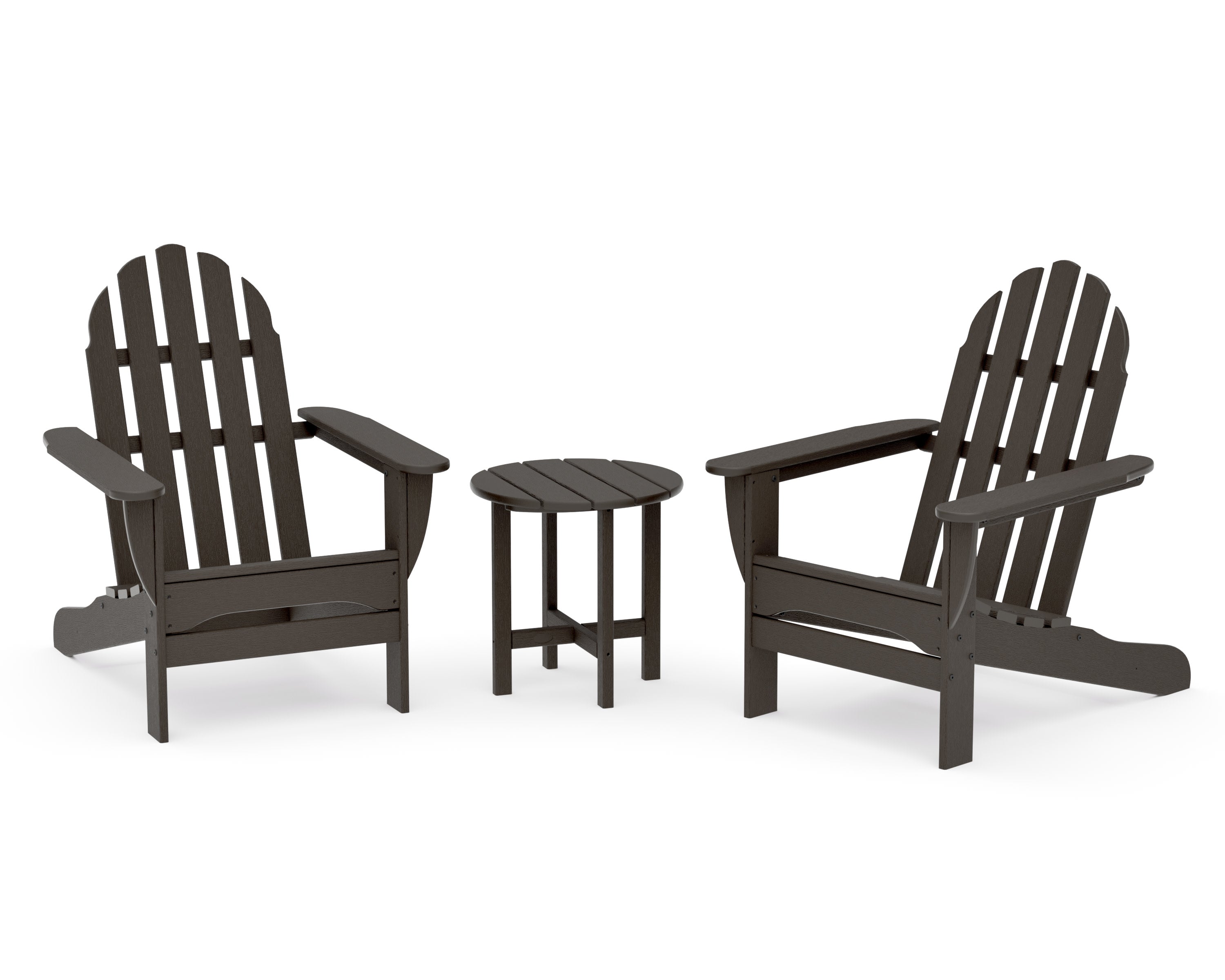 Classic Adirondack 3-Piece Set in Vintage Coffee