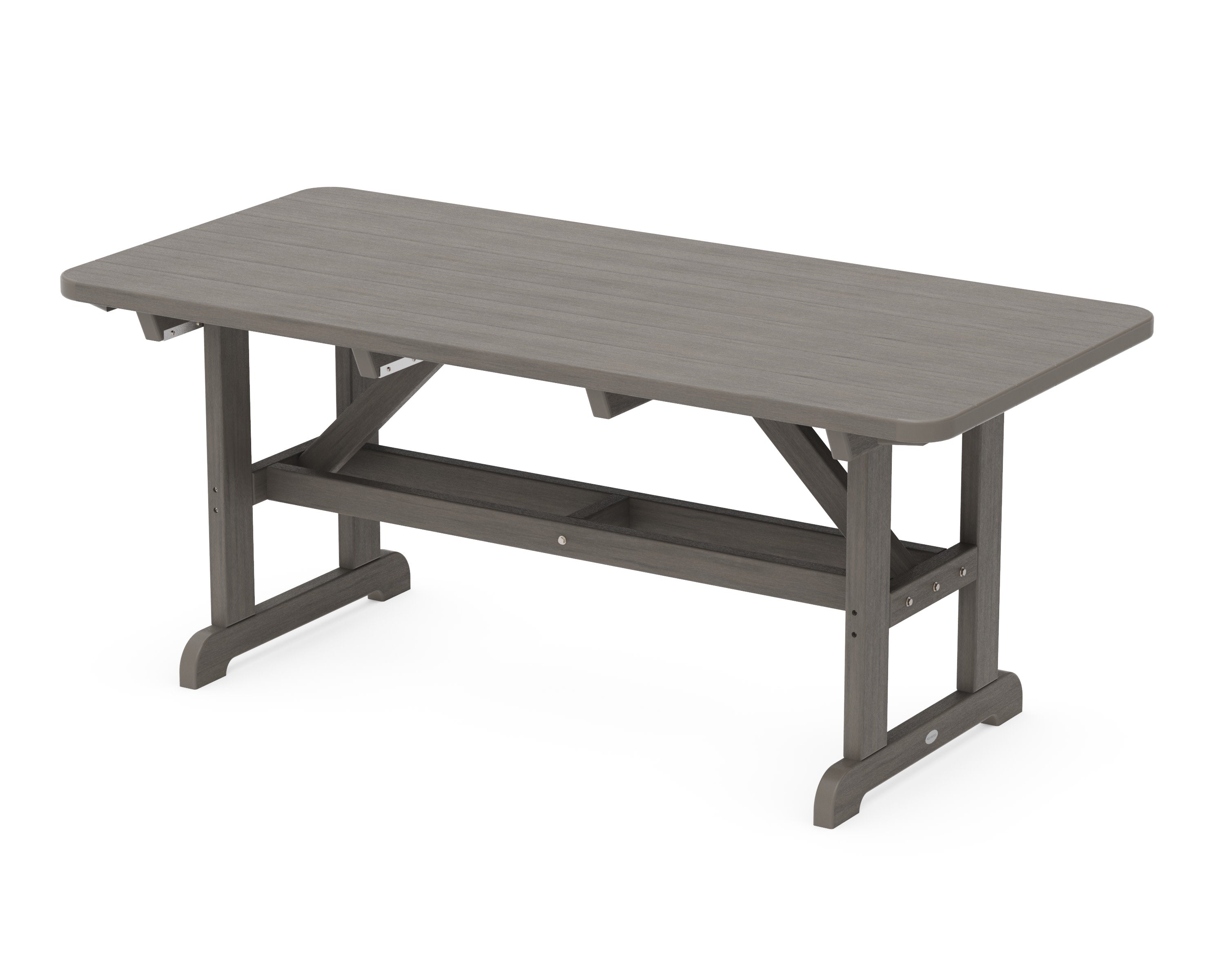 Park 33" x 70" Harvester Picnic Table in Driftwood