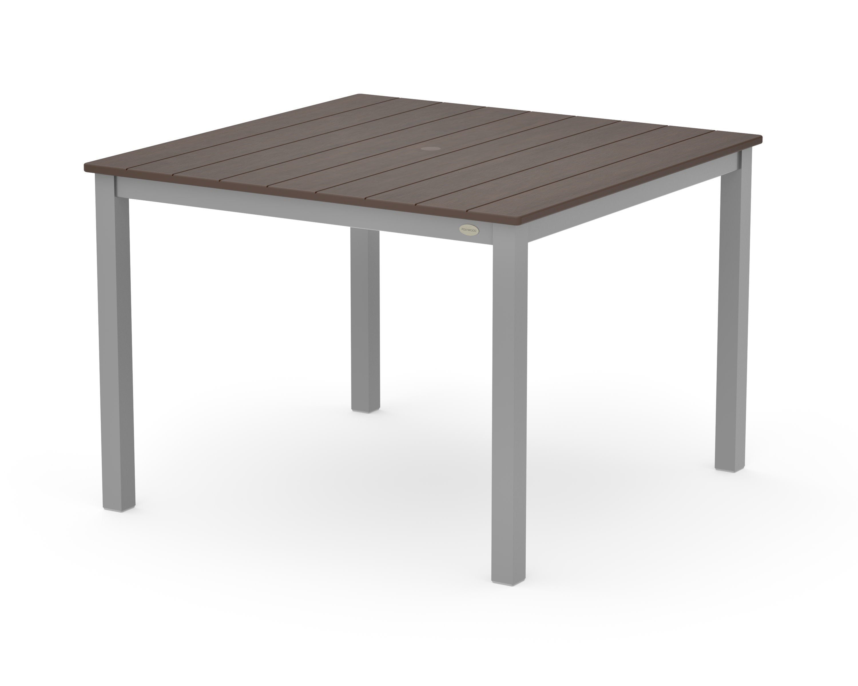 Main Street 42 x 42 Dining Table in Silver / Kona