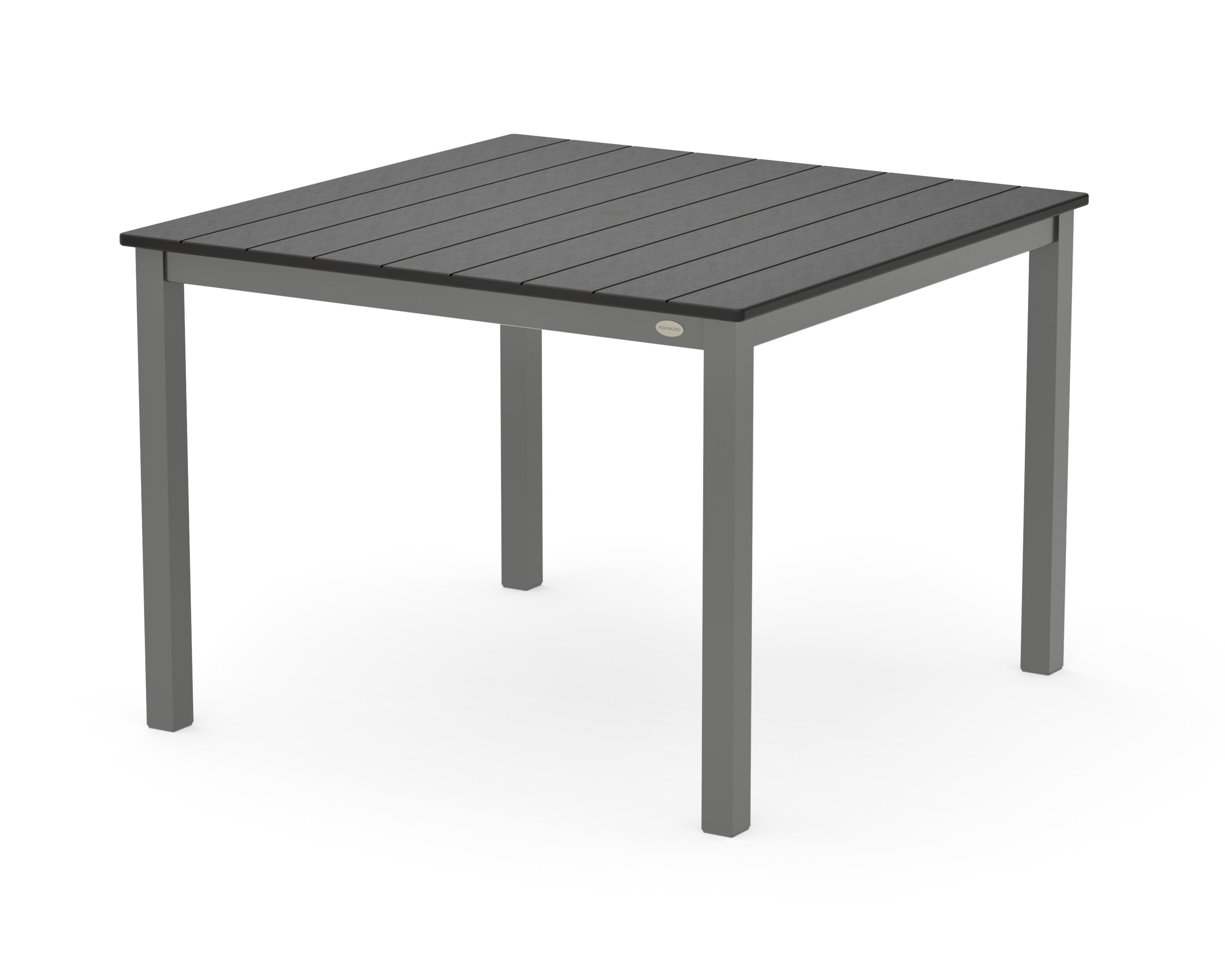 Main Street 42 x 42 Dining Table in Charcoal / Black