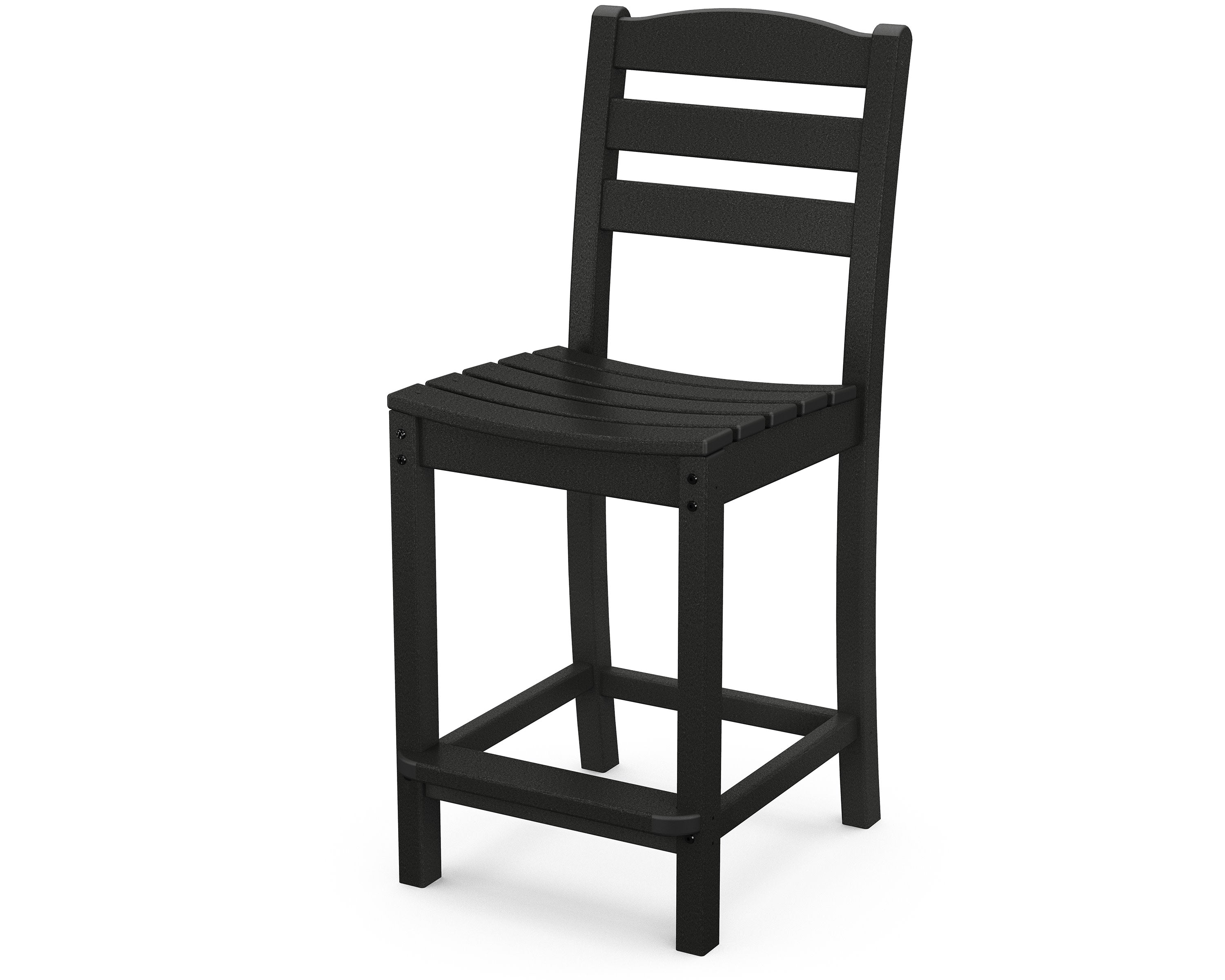 La Casa Caf Counter Side Chair in Black