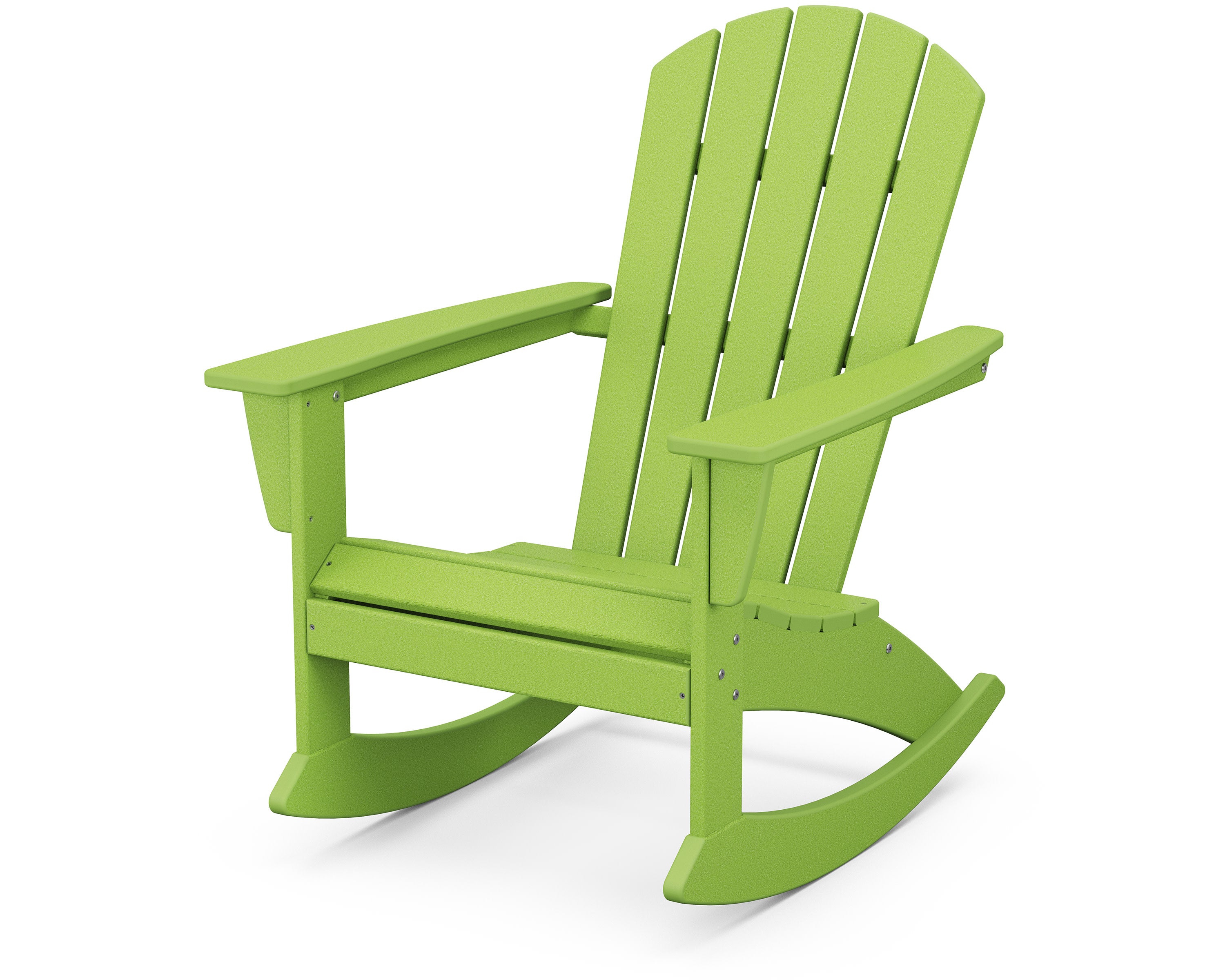 Nautical Adirondack Rocking Chair in Lime