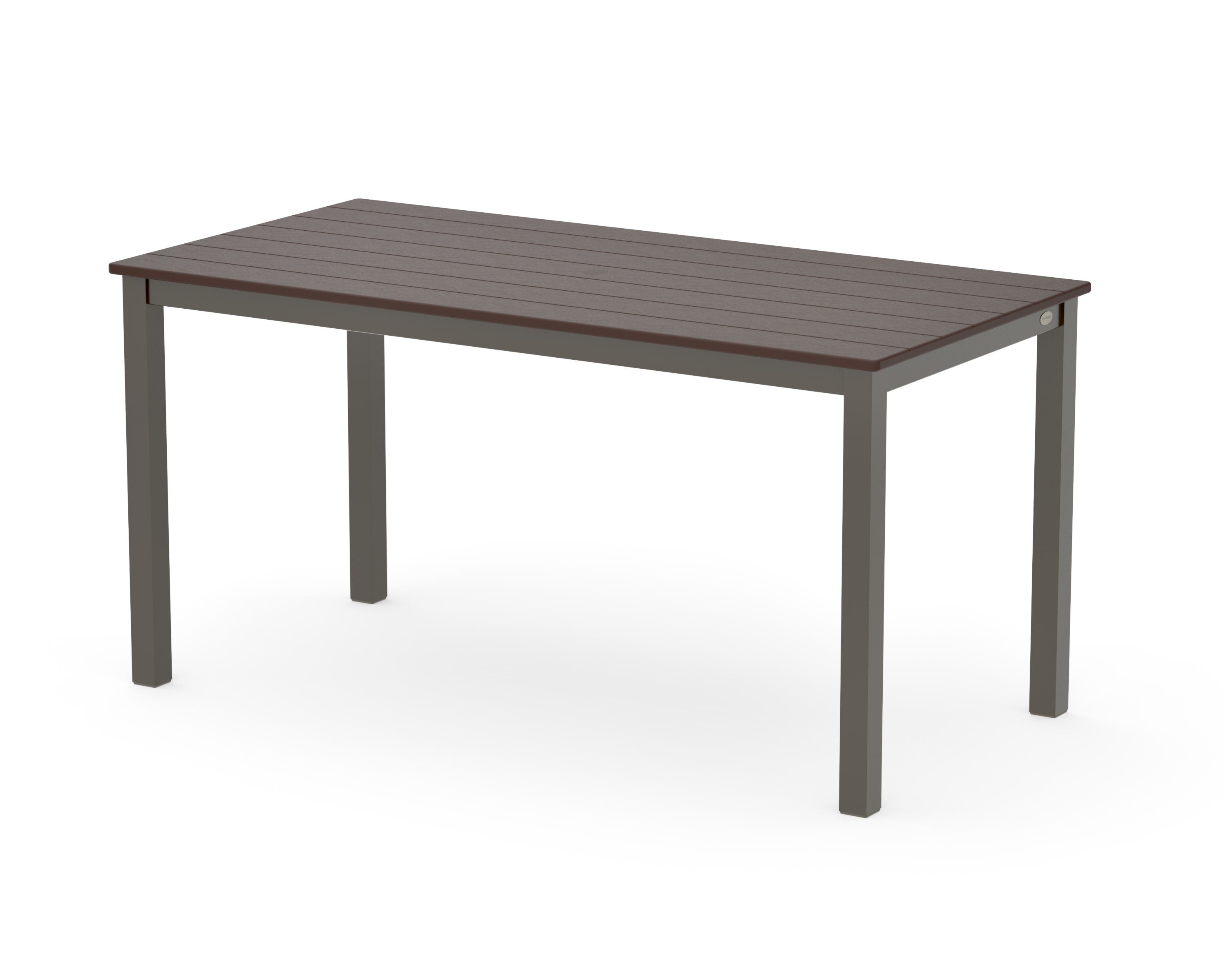 Main Street 30 x 60 Dining Table in Bronze / Mahogany
