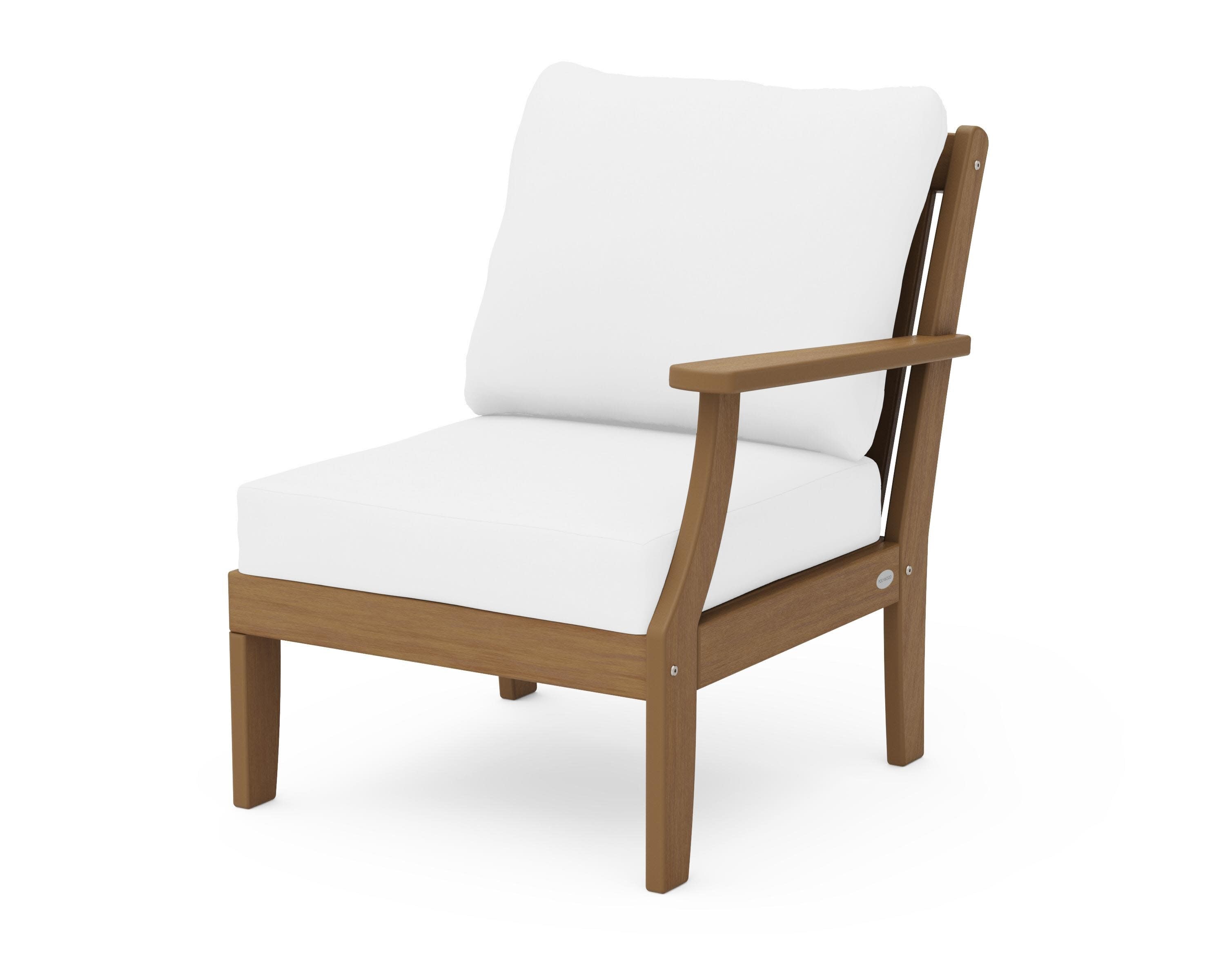 Braxton Modular Right Arm Chair in Natural / Natural