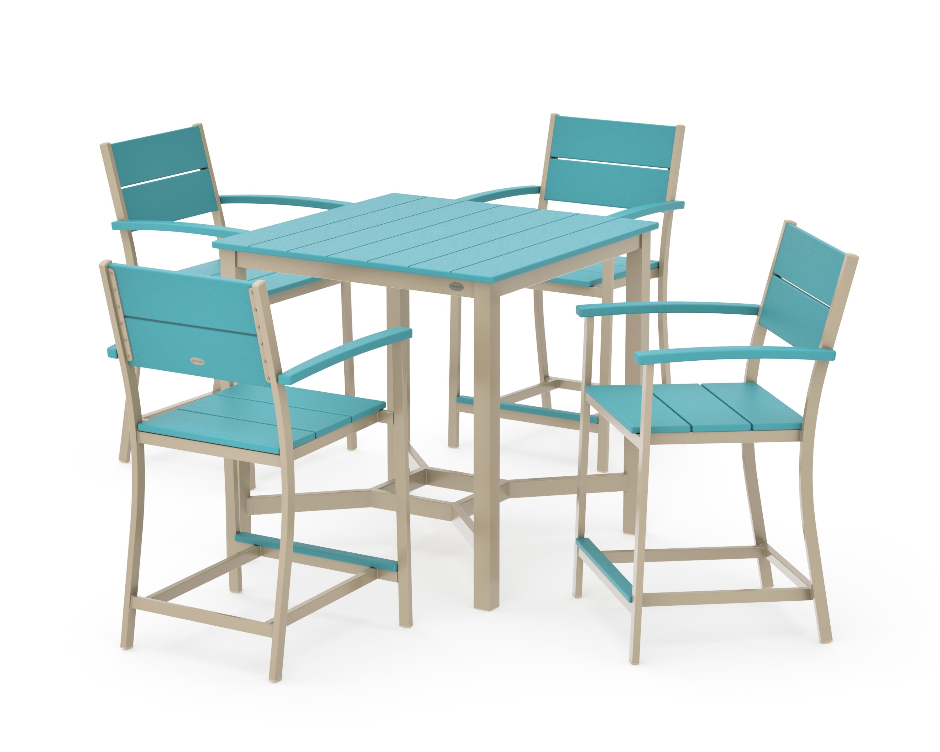 Main Street 5-Piece Counter Set in Sand / Aruba